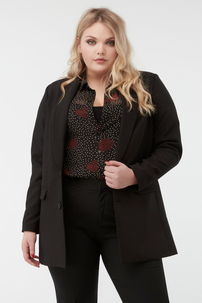 Langer Blazer mit Polygiene image number 6