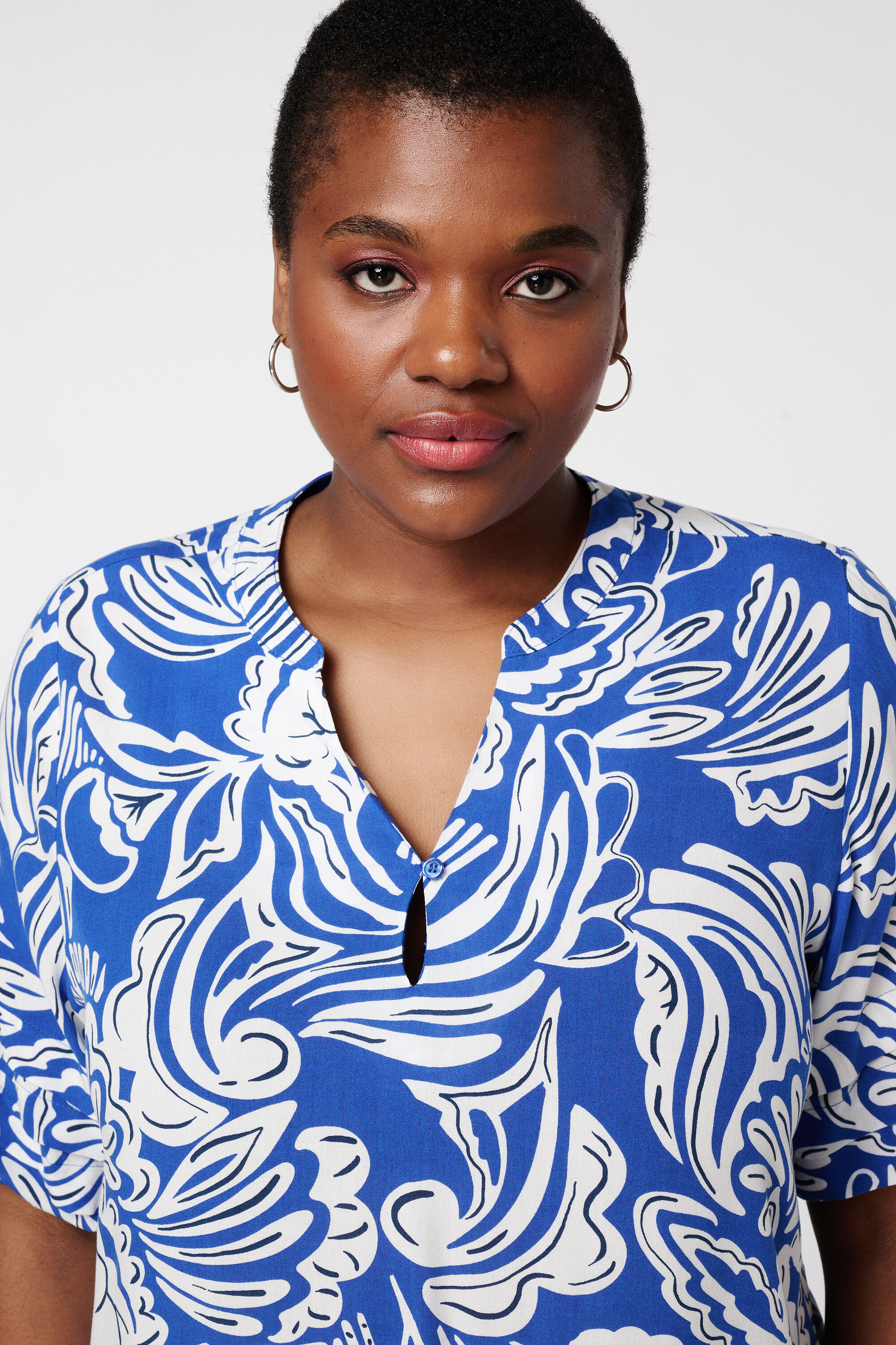 Bluse mit Print und verspielten &Auml;rmeln image number 4