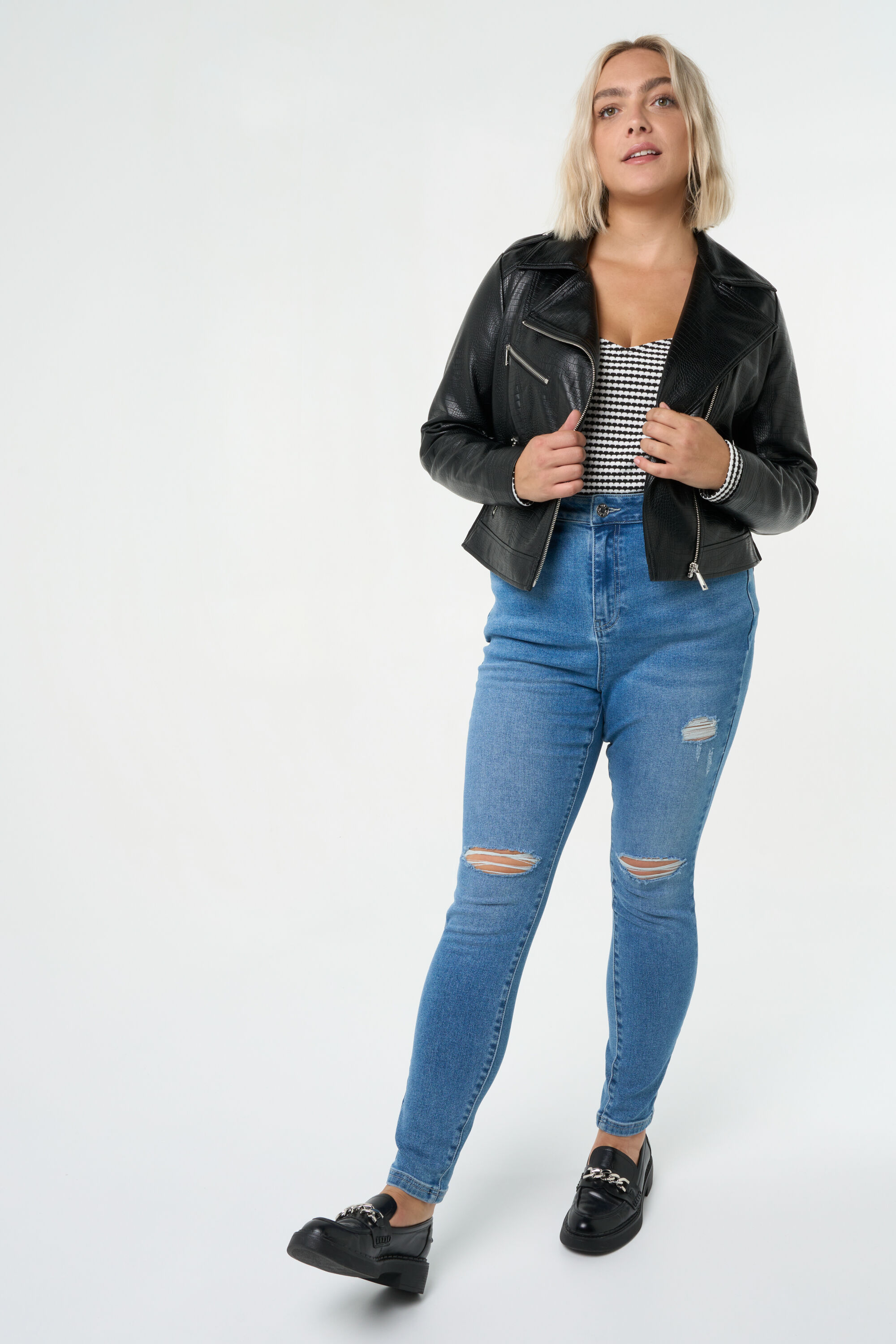 Kroko-Bikerjacke image number 7