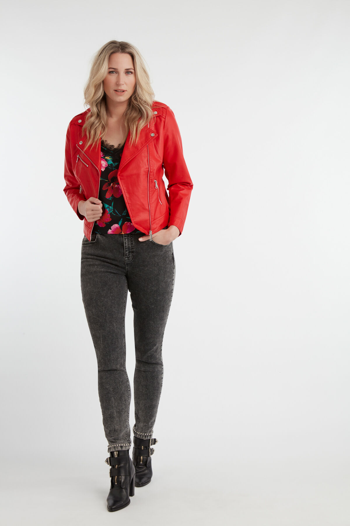 Biker-Jacke aus Kunstleder image number 6