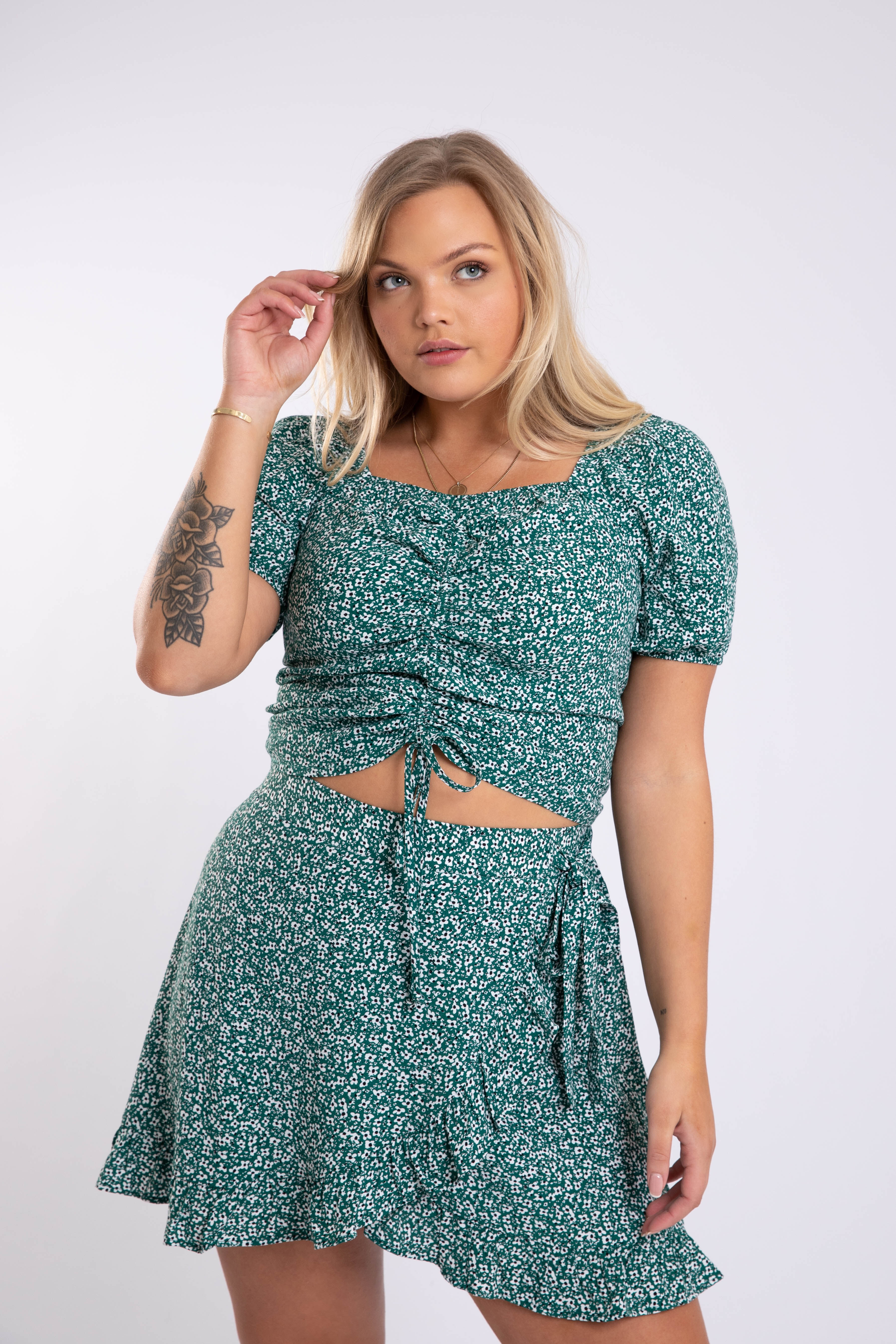 Skort mit Blumen-Print  image number 5