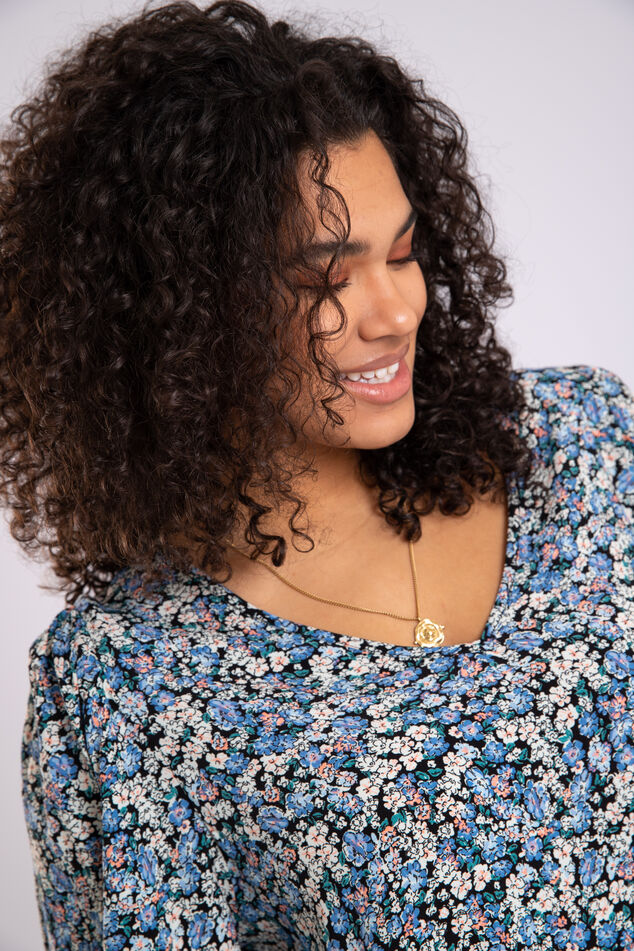 Bluse mit bauschigen Ärmeln  image number 5