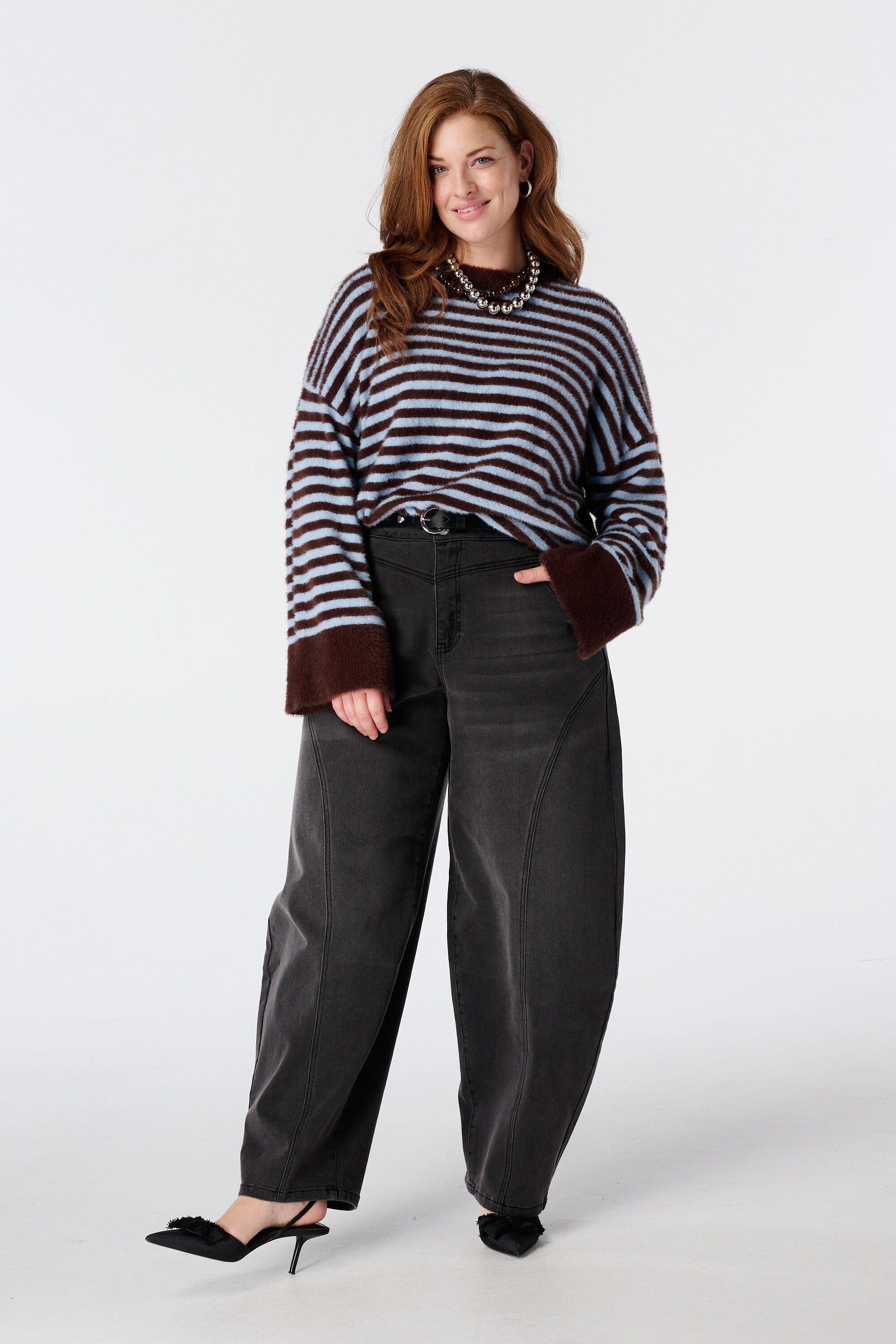 Gestreifter Pullover image number 5