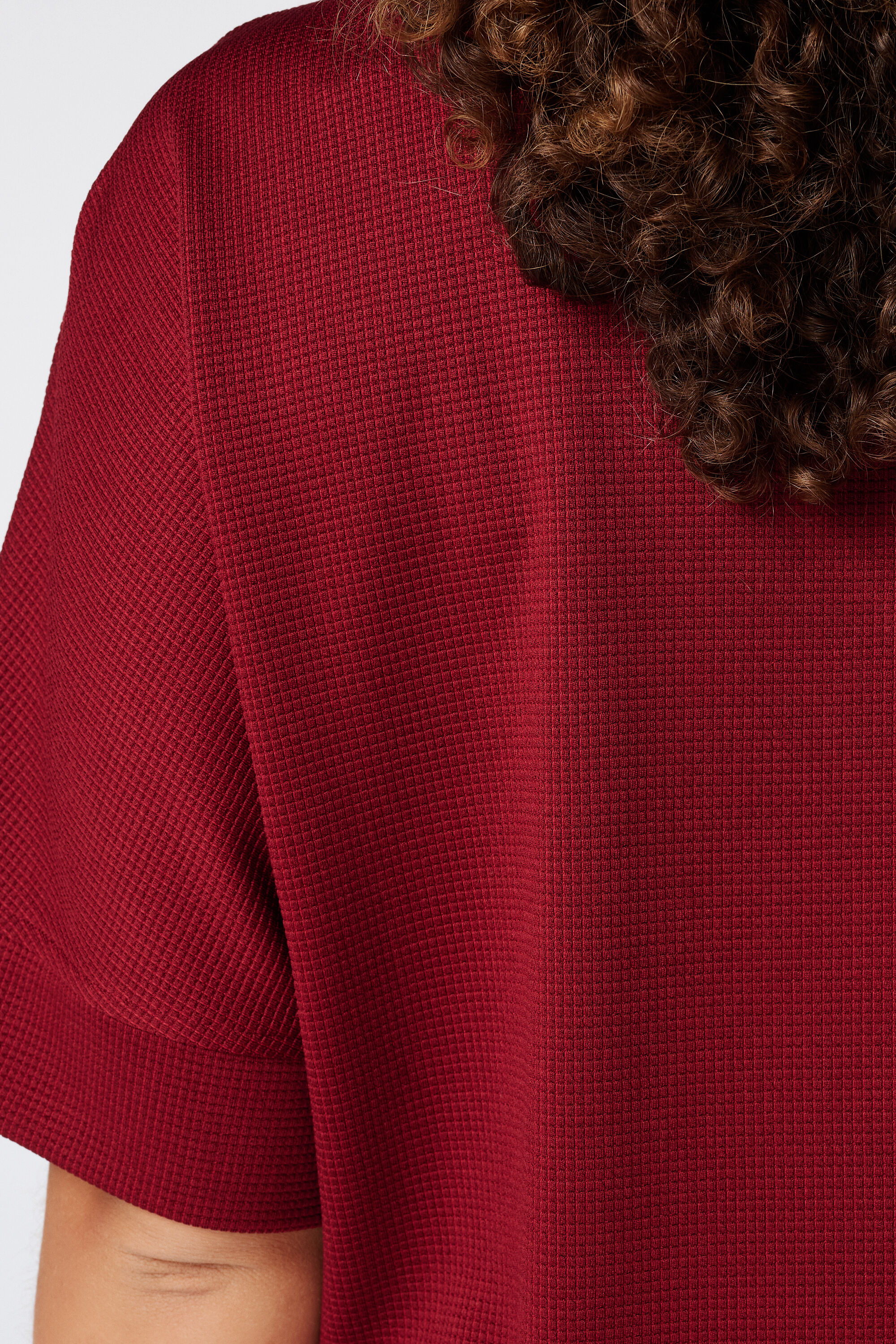 Basic Shirt mit Waffelstruktur image number 6