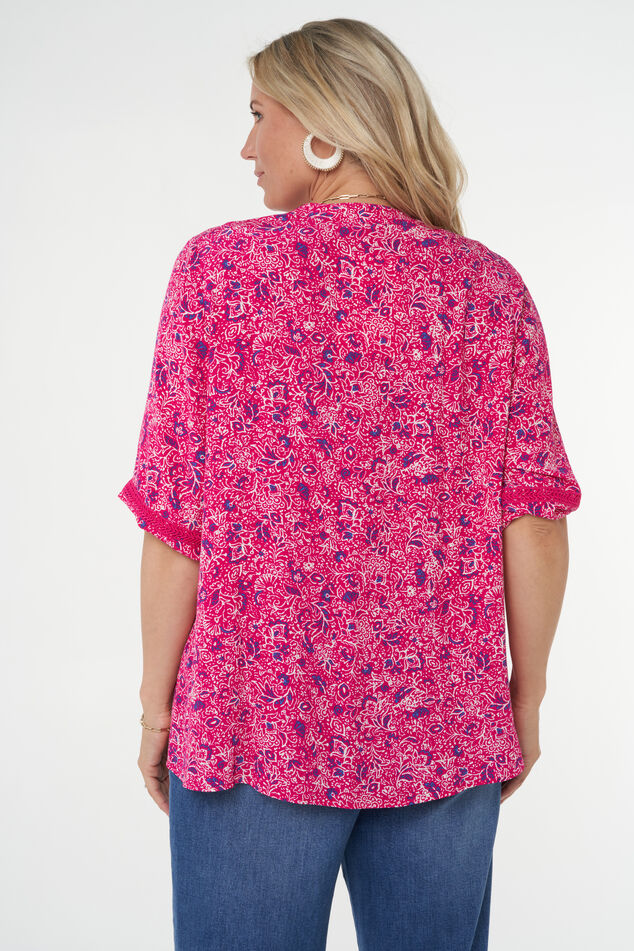 Bluse mit Print-Muster image number 4