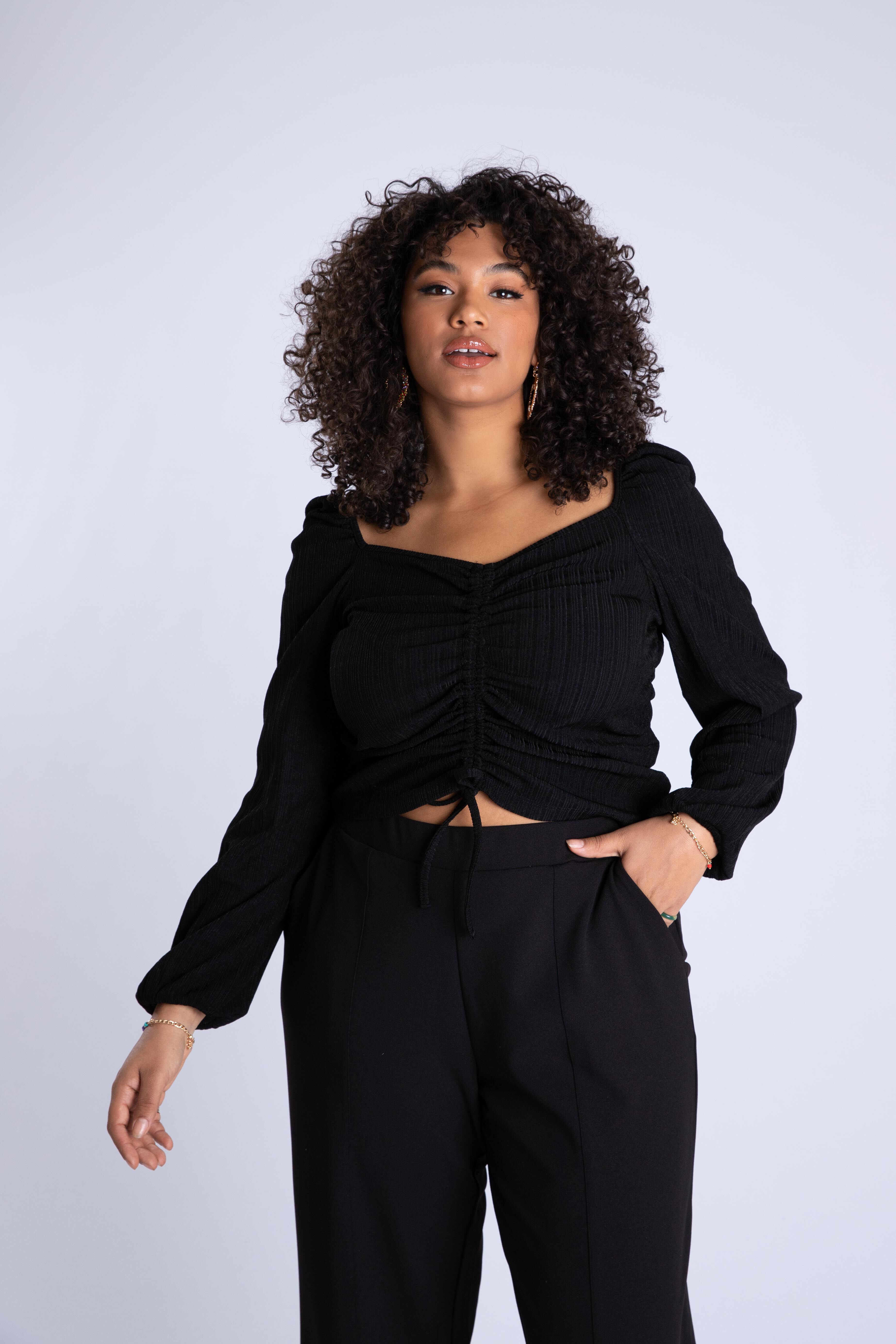 Top mit Schn&uuml;relement  image number 7