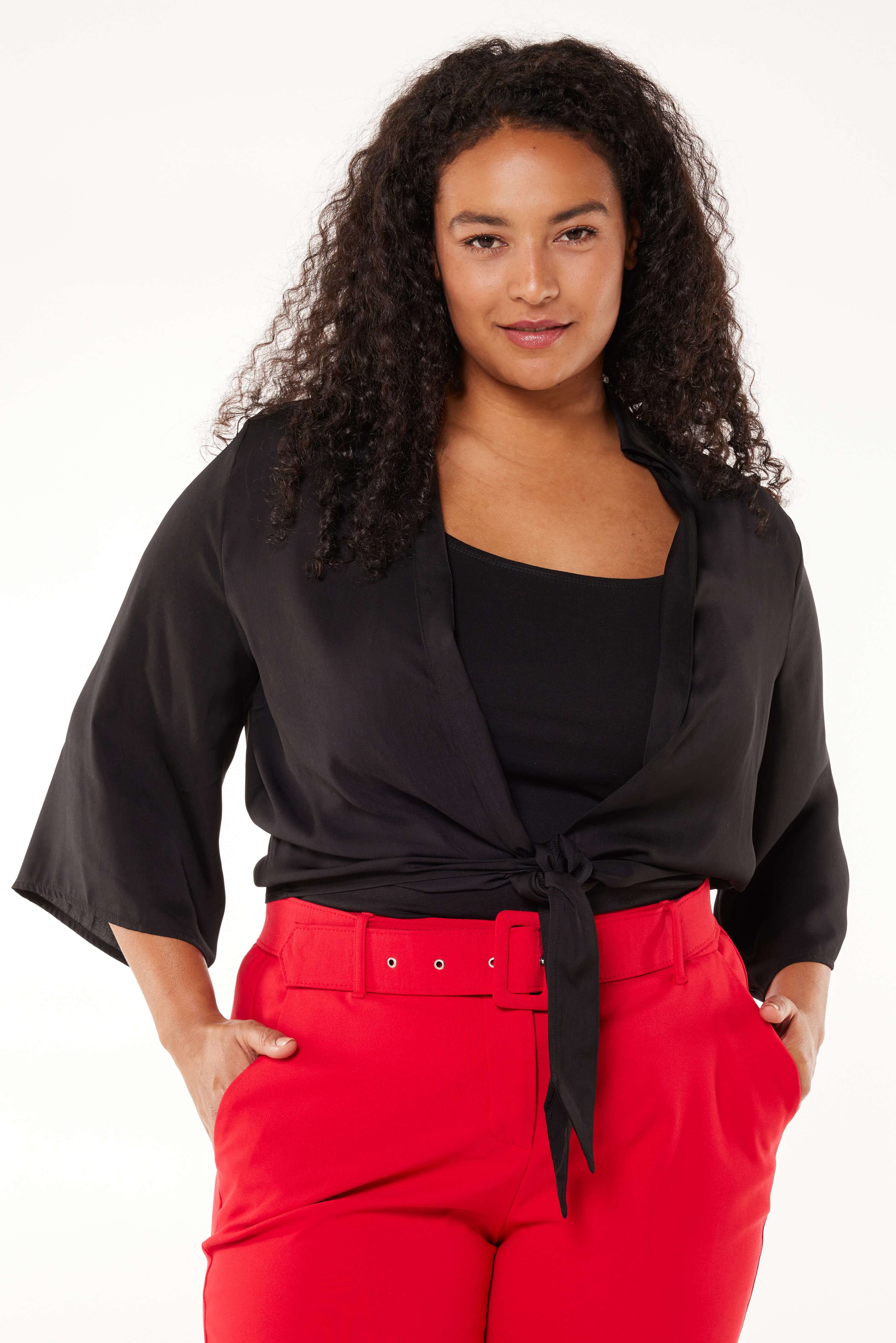 Bluse mit Knopfelement  image number 0