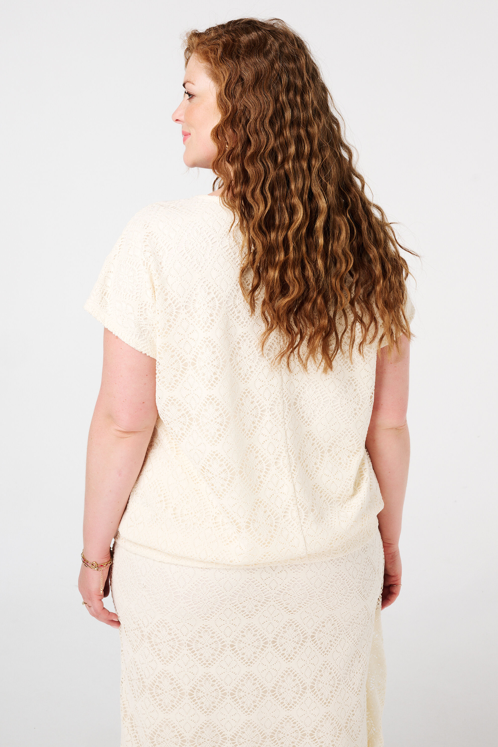 Spitzen-Oberteil mit Stretch image number 3