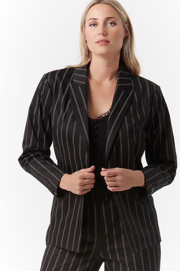Nadelstreifen-Blazer image number 3