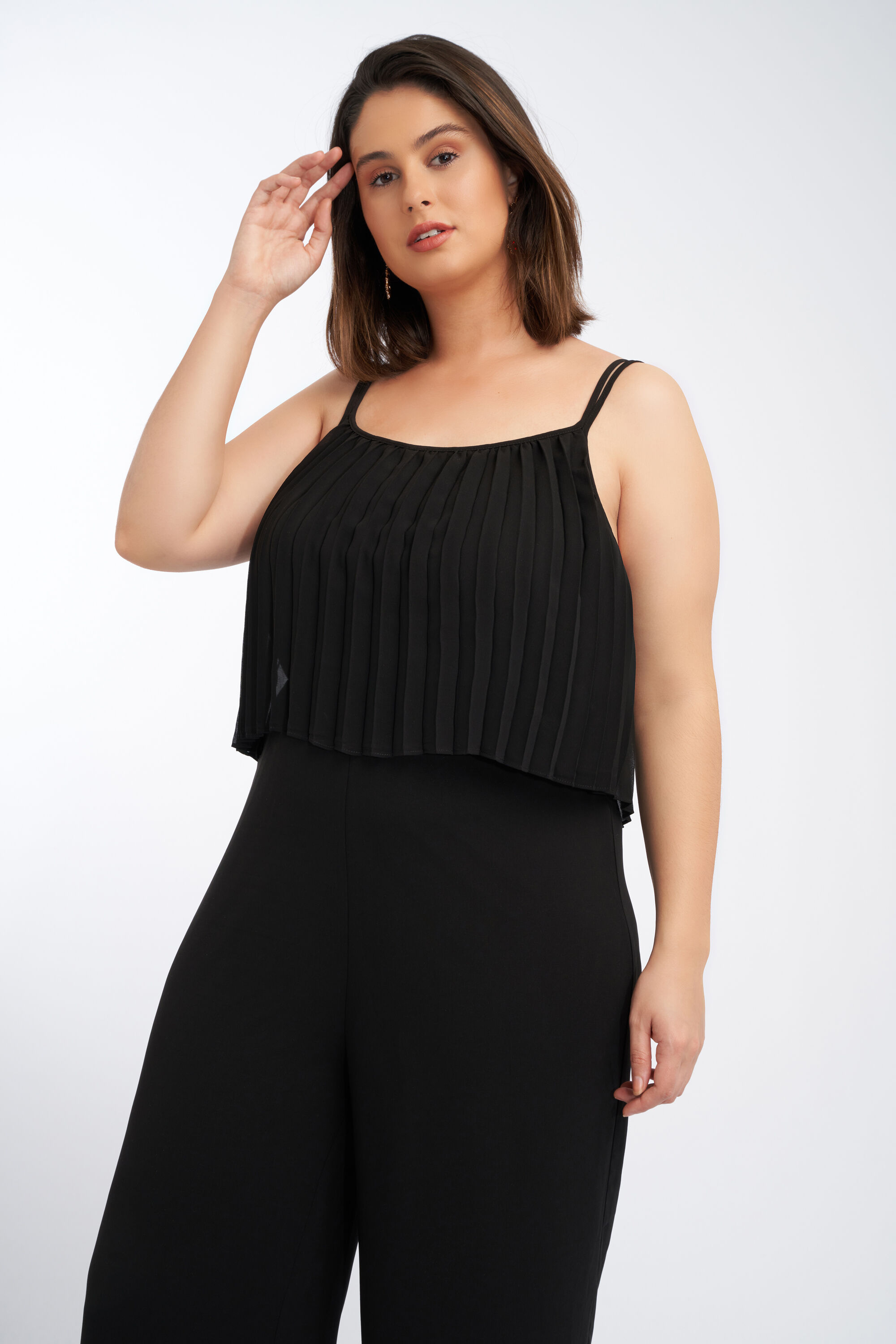 Jumpsuit mit Plissee-Stoff image number 4