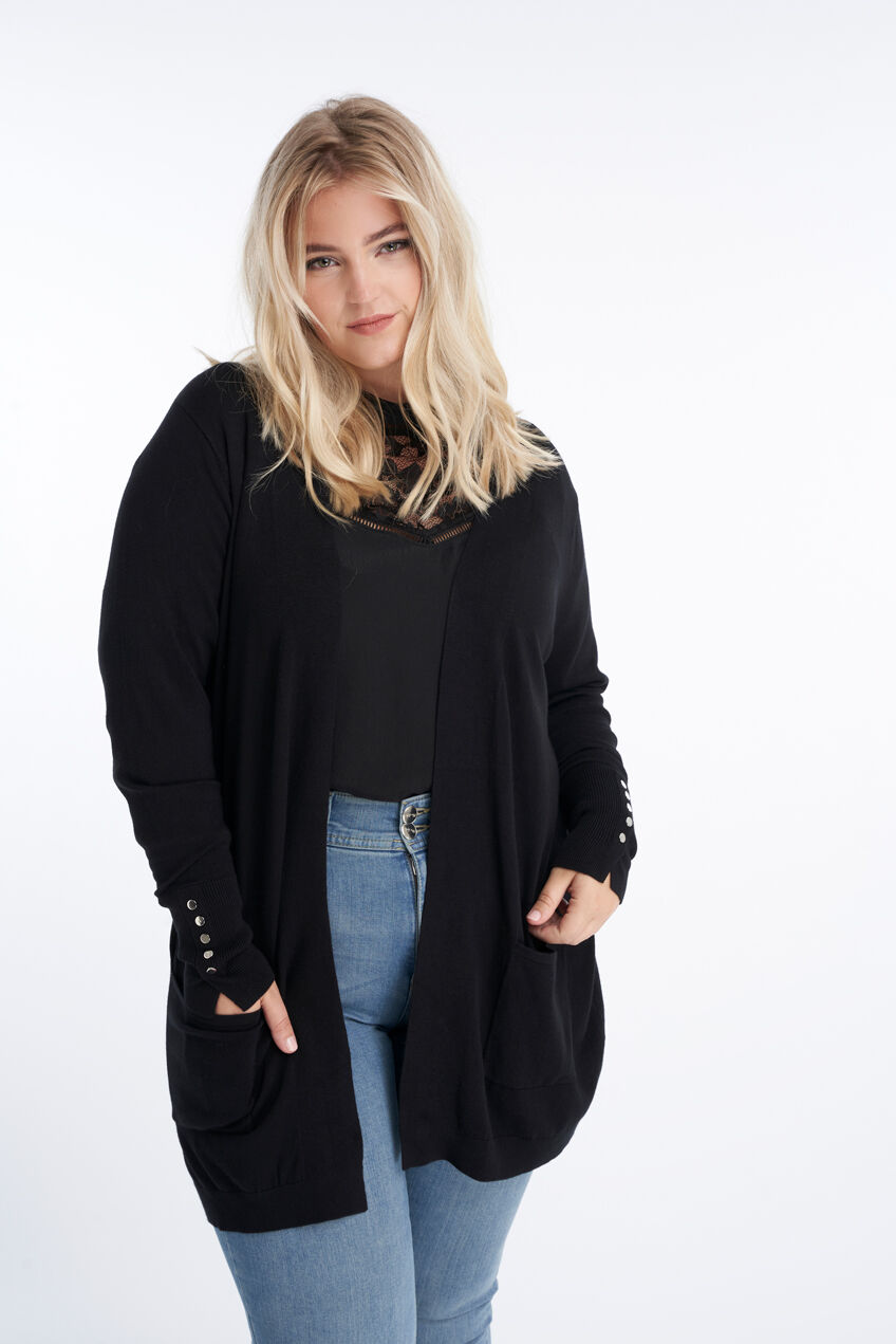 Langer offener Cardigan image number 5