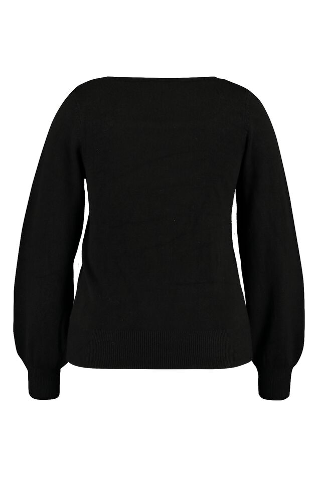 Sweatshirt mit eckigem Ausschnitt  image number 2