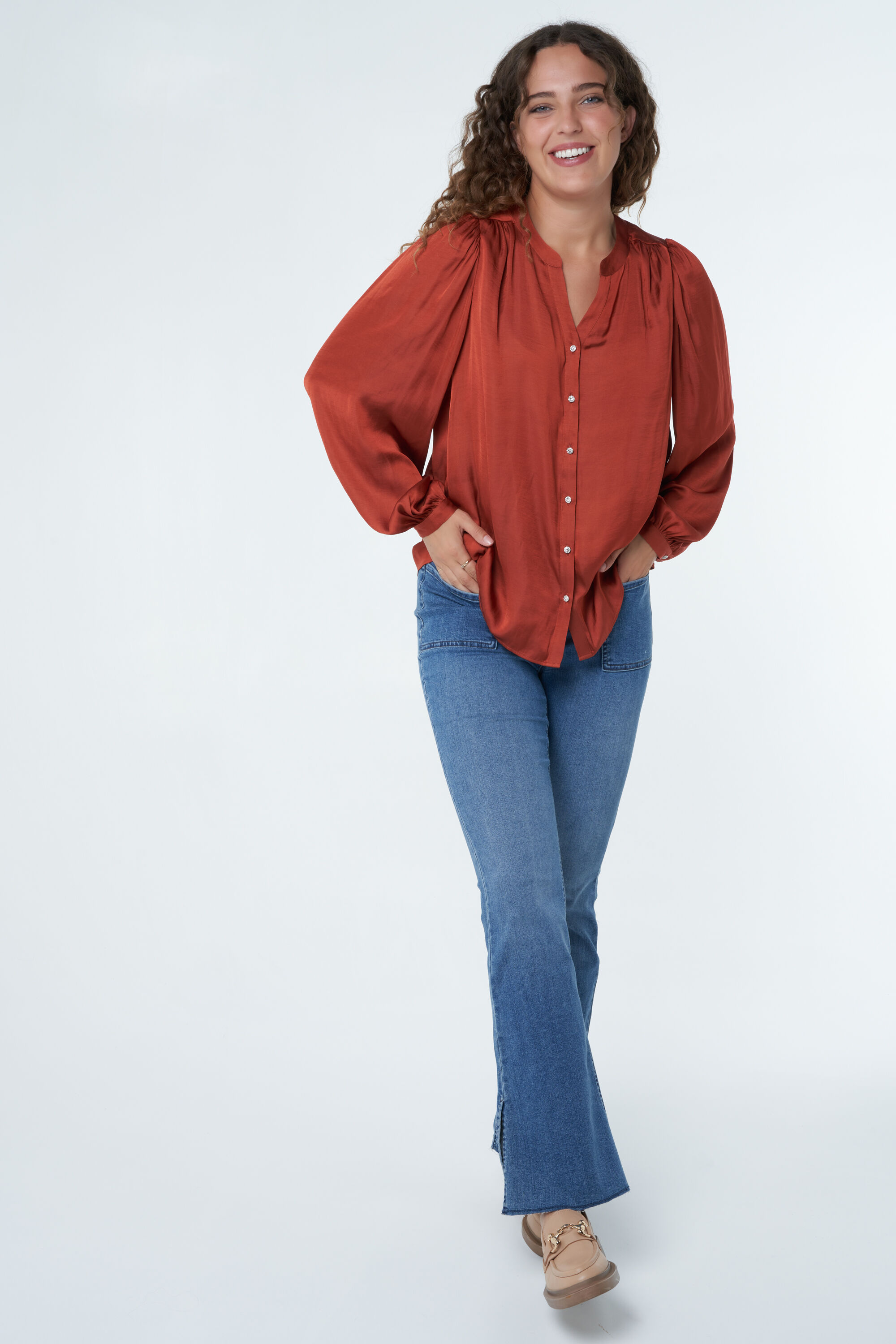 Satinbluse  image number 0