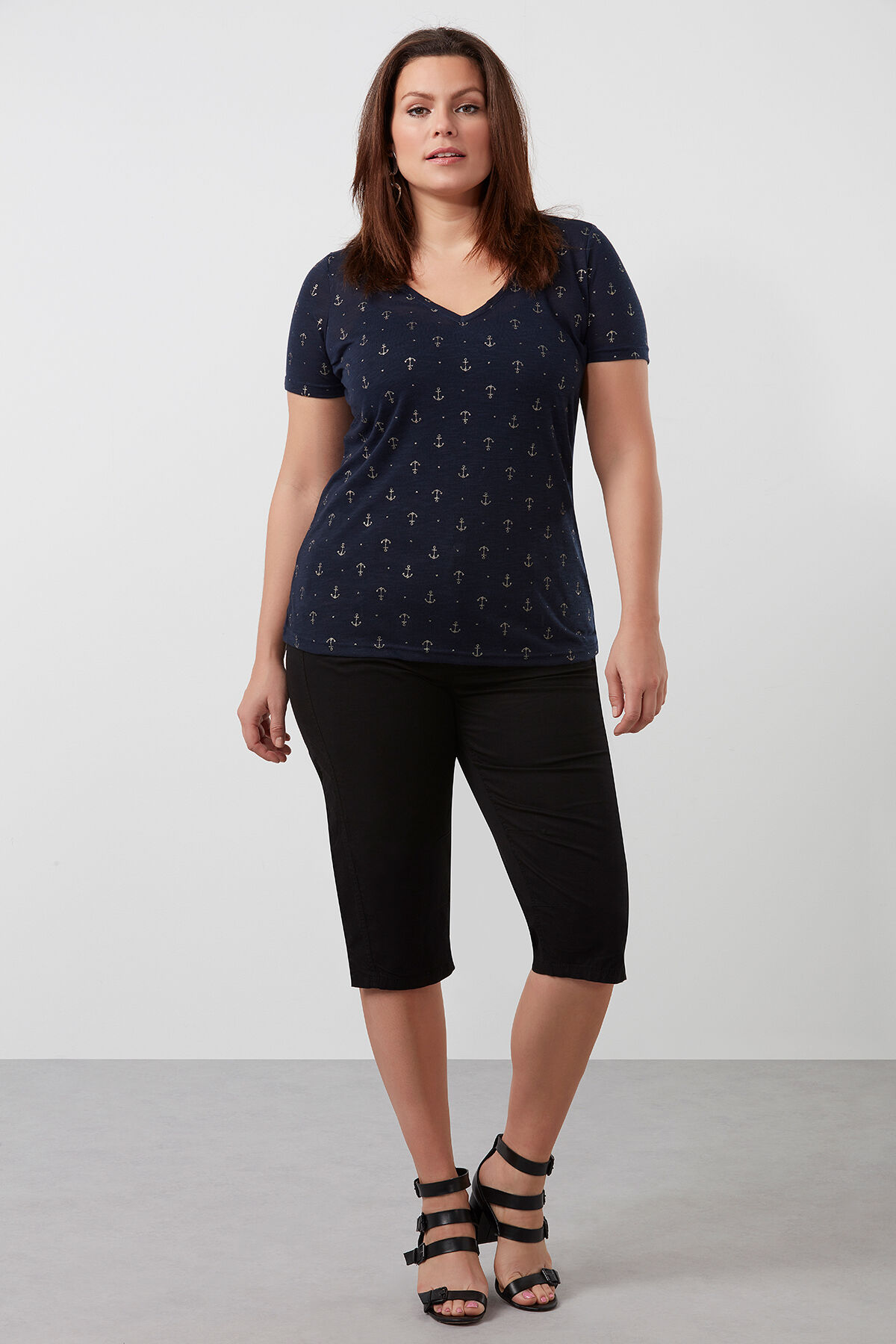 Capri-Hose aus Baumwolle image number 4