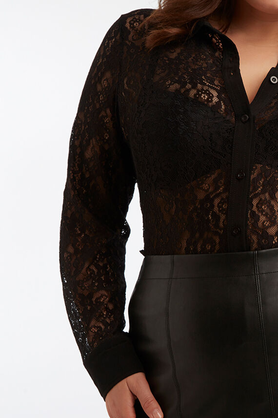 Top mit Spitze image number 7