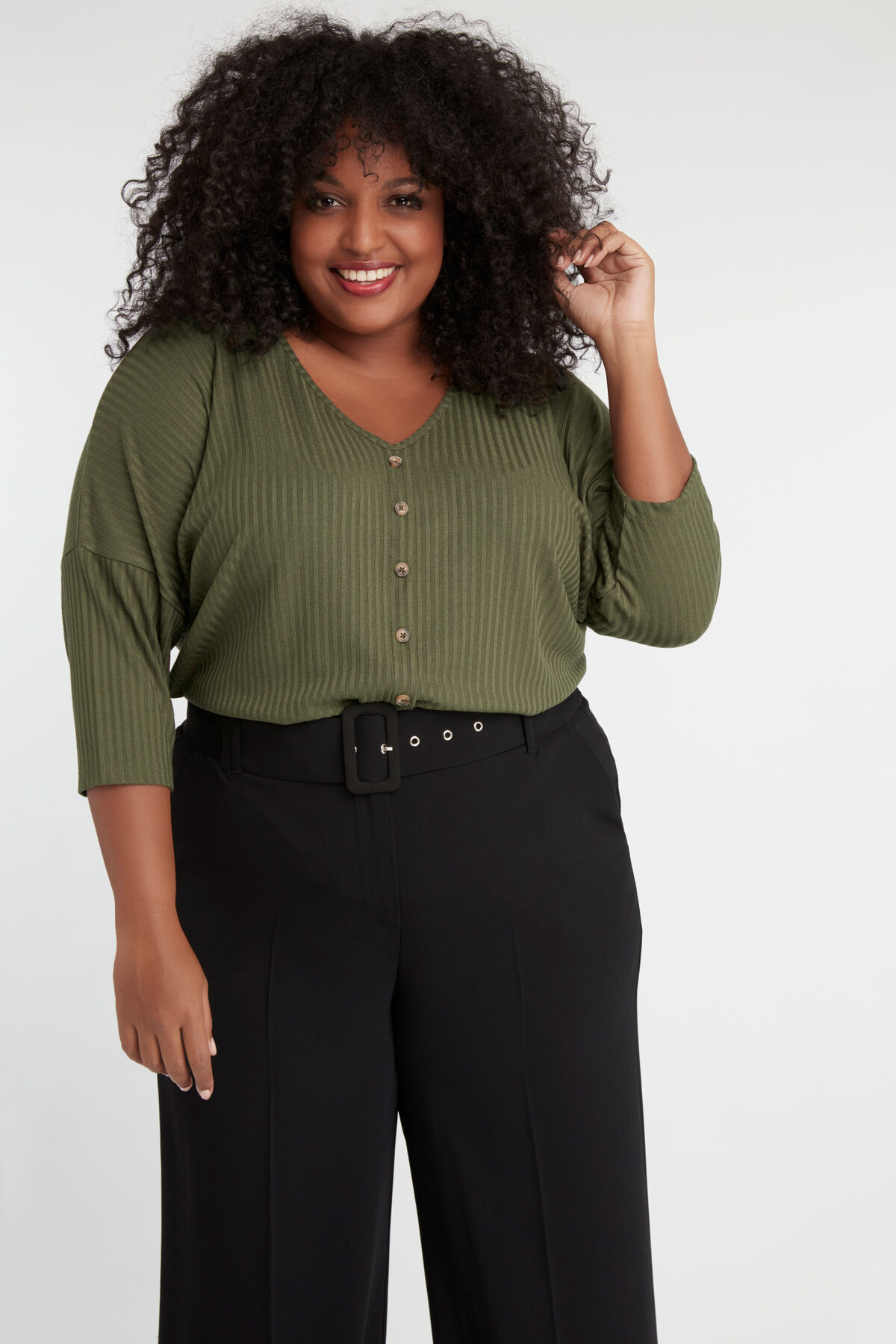 Hose mit weitem Bein image number 3