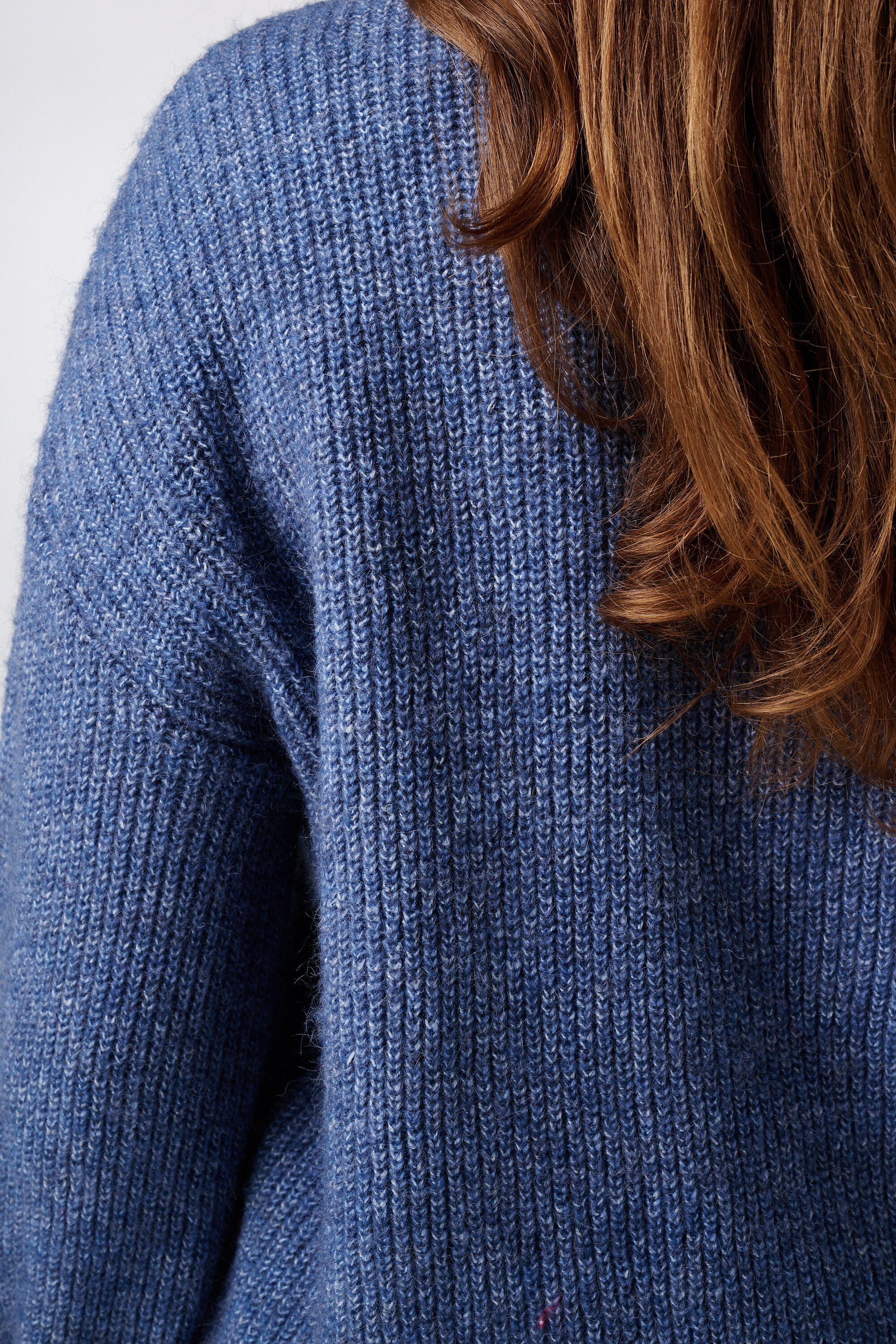 Fein gestrickter Pullover mit Ballon&auml;rmeln image number 6