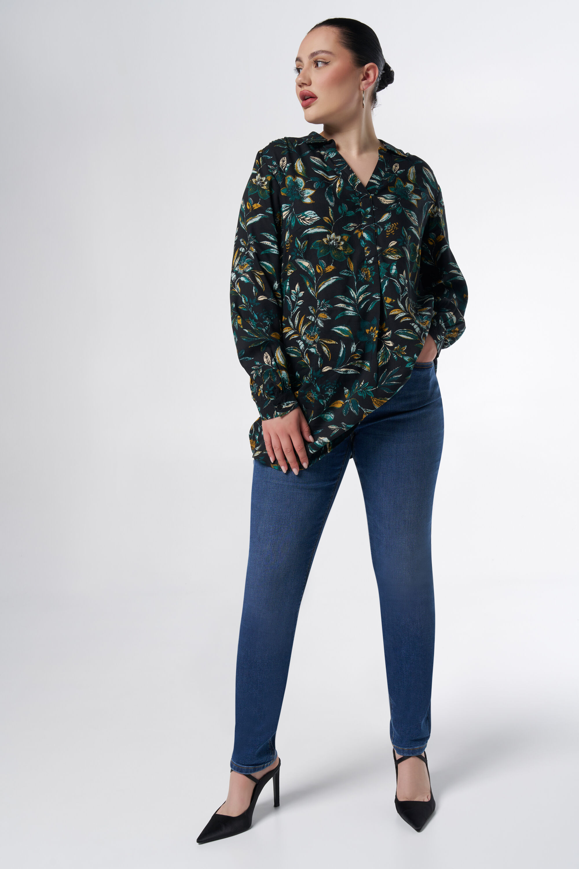 Bluse mit Print  image number 5