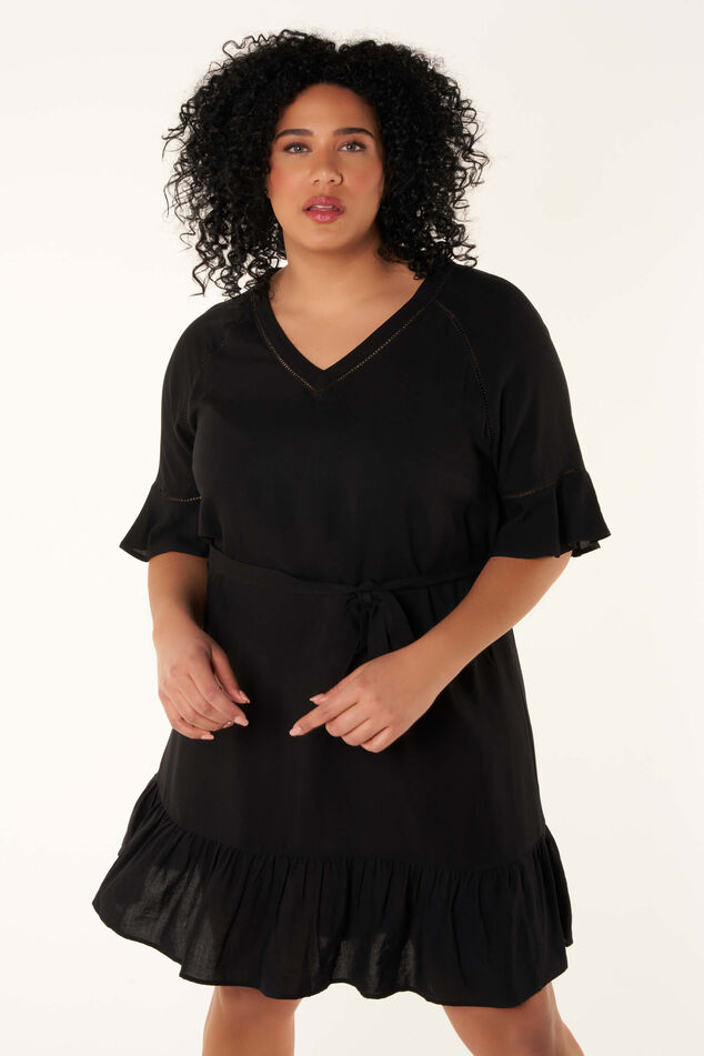 Kleid mit Rüsche image number 5