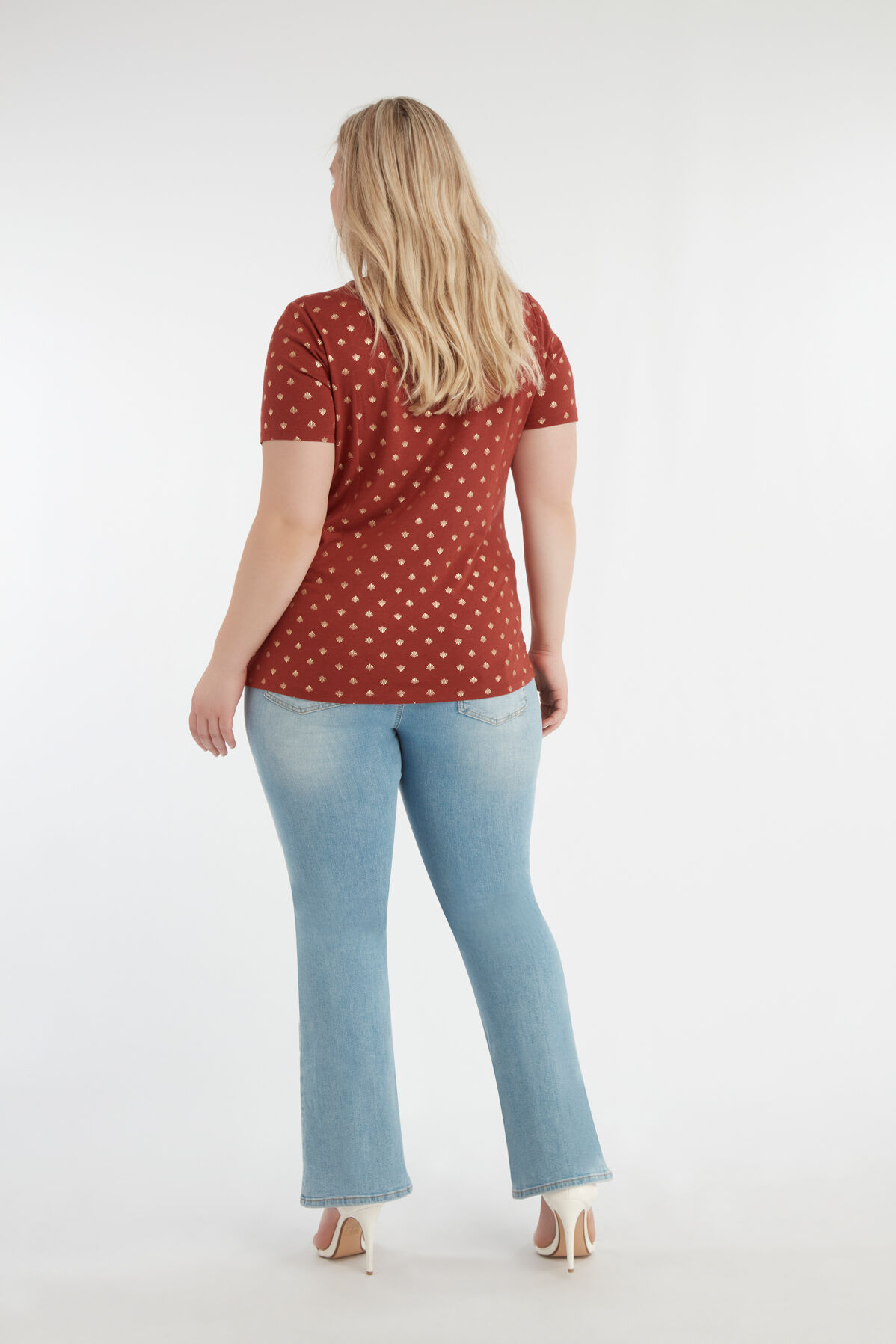 T-Shirt mit Folien-Print image number 4