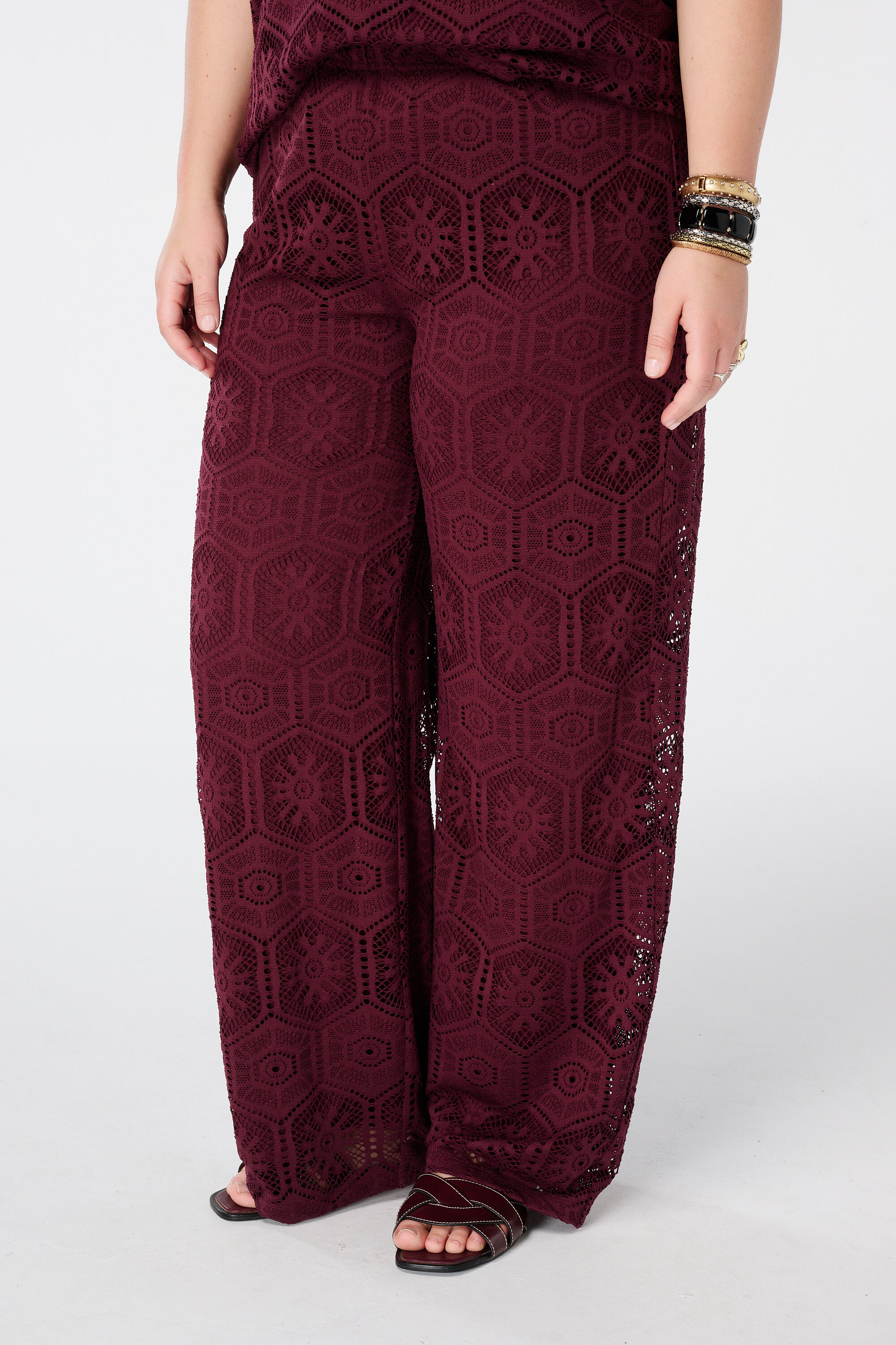 Weite Hose mit Crochet image number 5