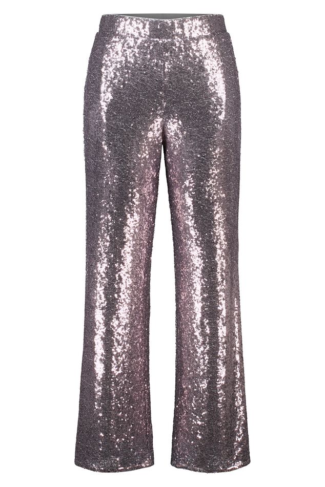 Paillettenhose mit weitem Bein image number 1