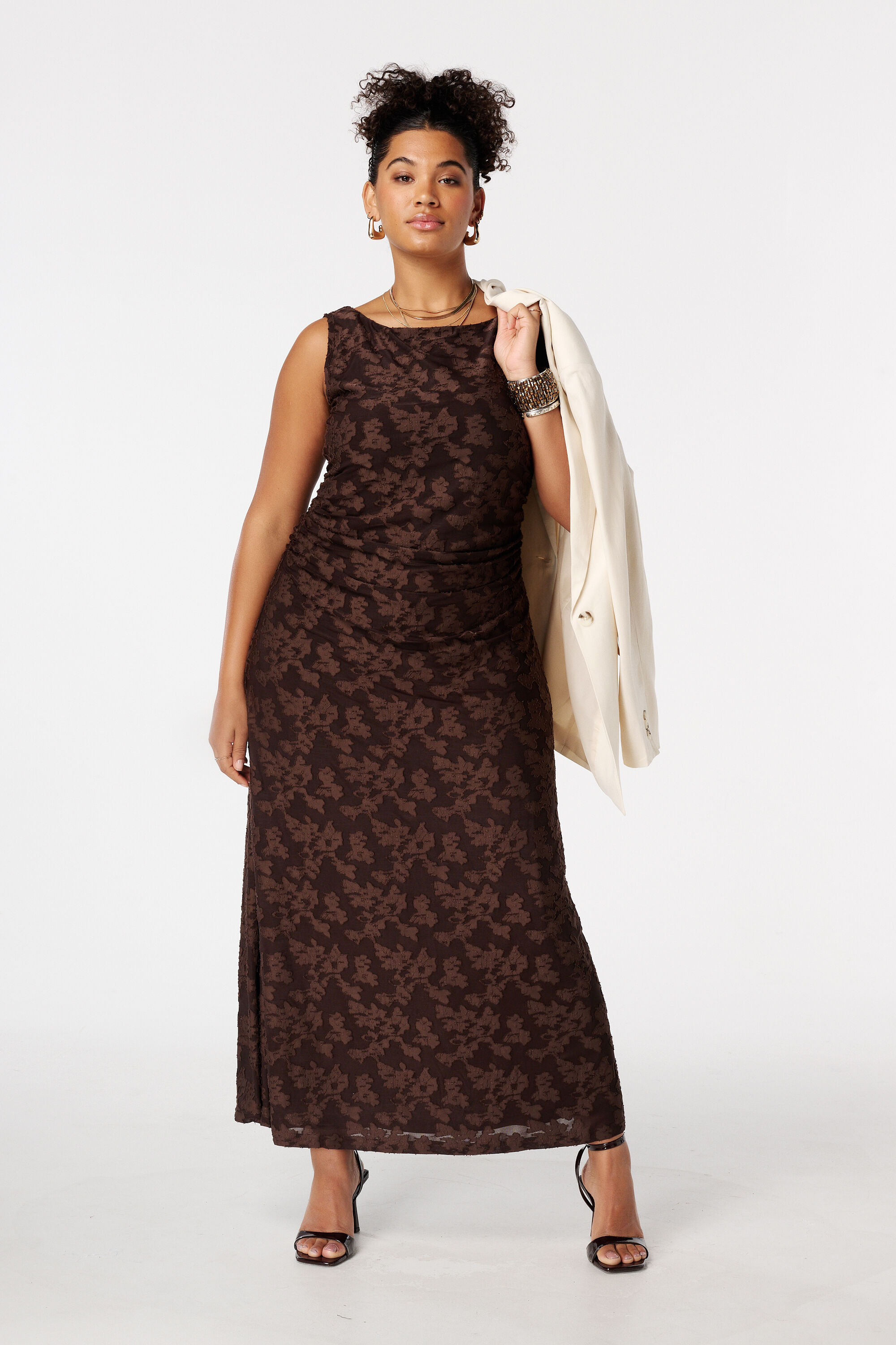 Jacquard Maxikleid