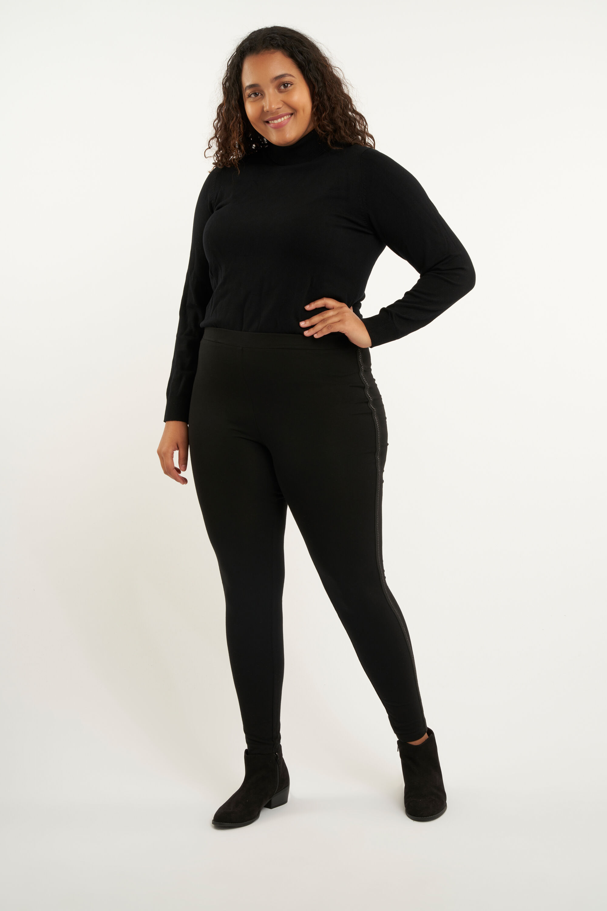 Leggings mit Seitenstreifen image number 4