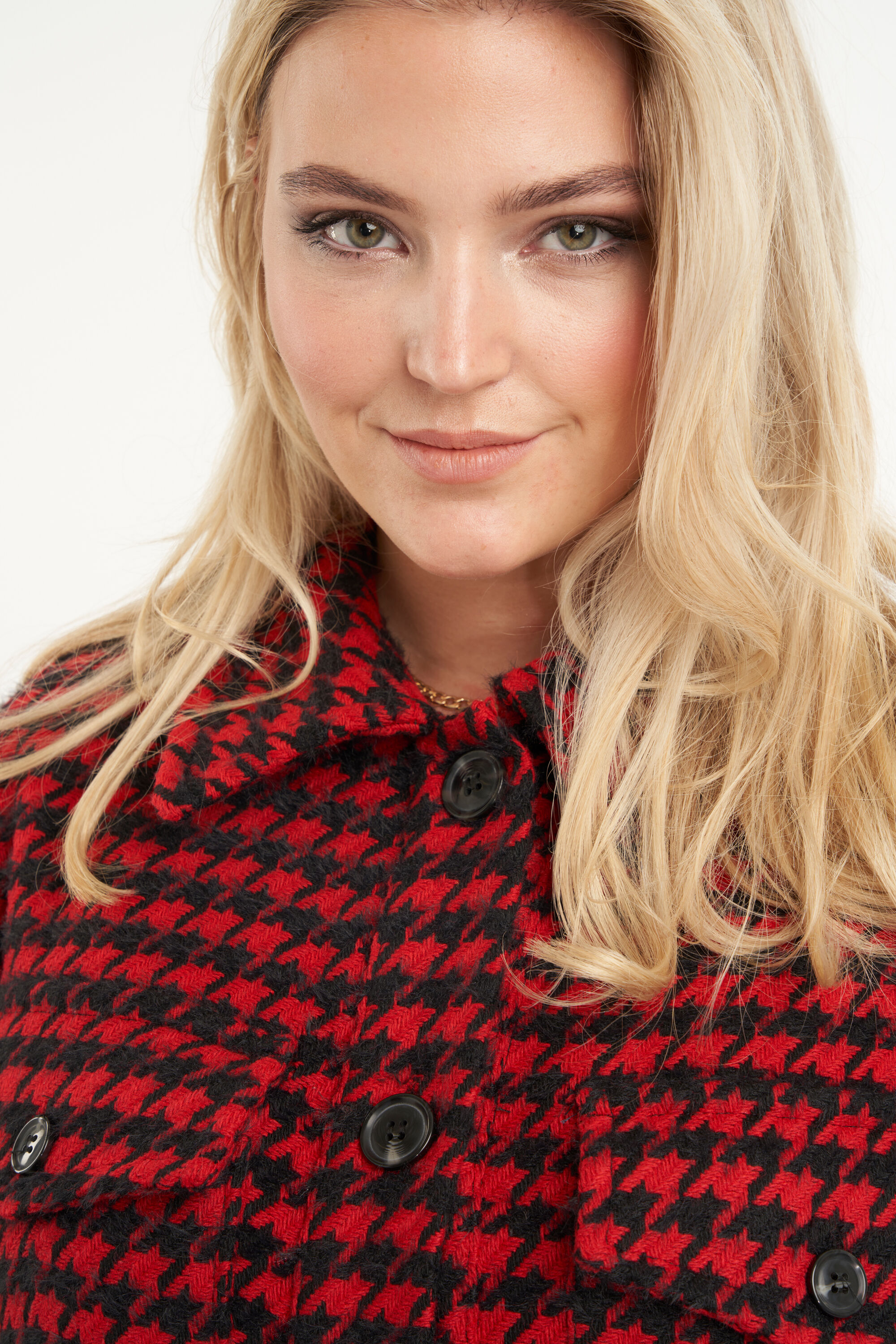 Shacket mit Hahnenrittmuster image number 4