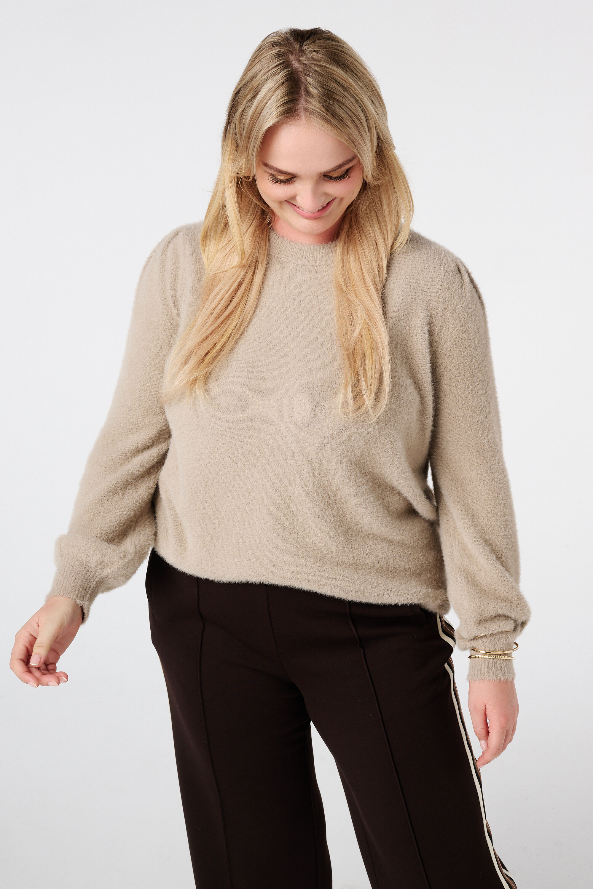 Strickpullover aus weichem Garn