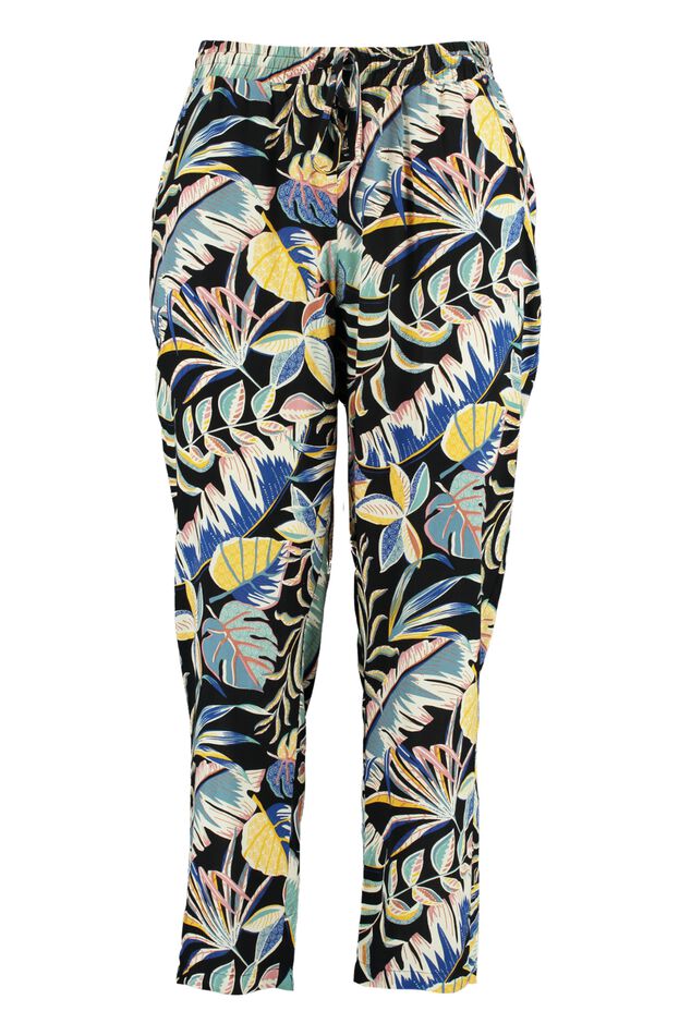 Weit geschnittene Hose mit Print image number 1