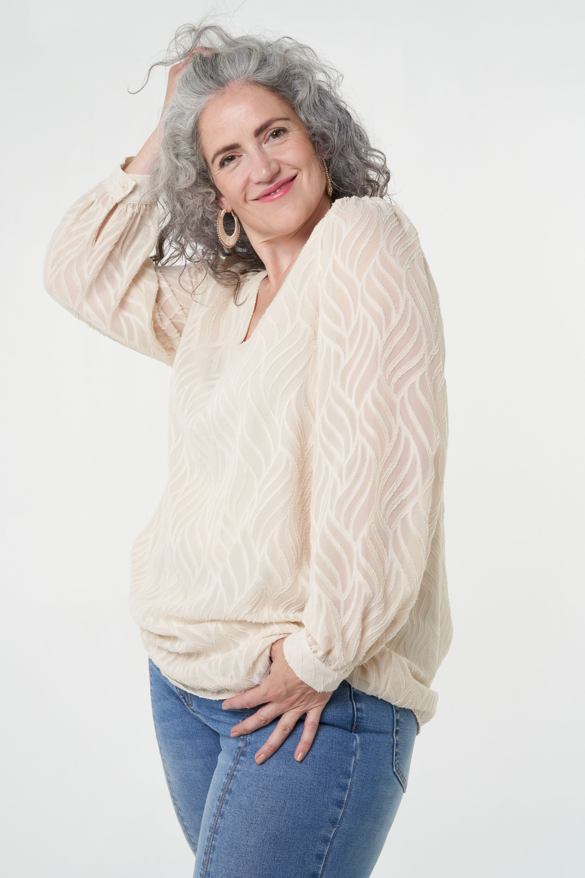 Jacquard-Bluse image number 7