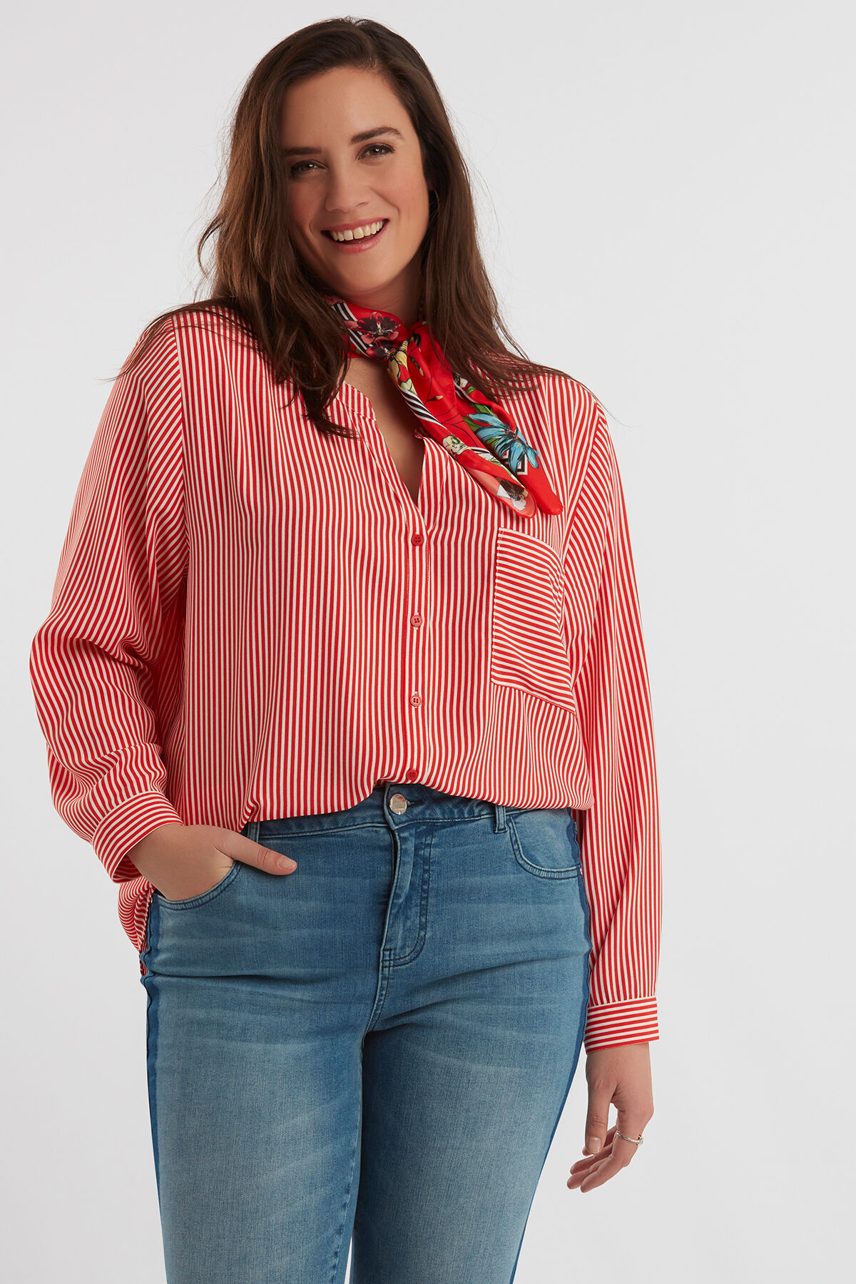 Gestreifte Bluse image number 5