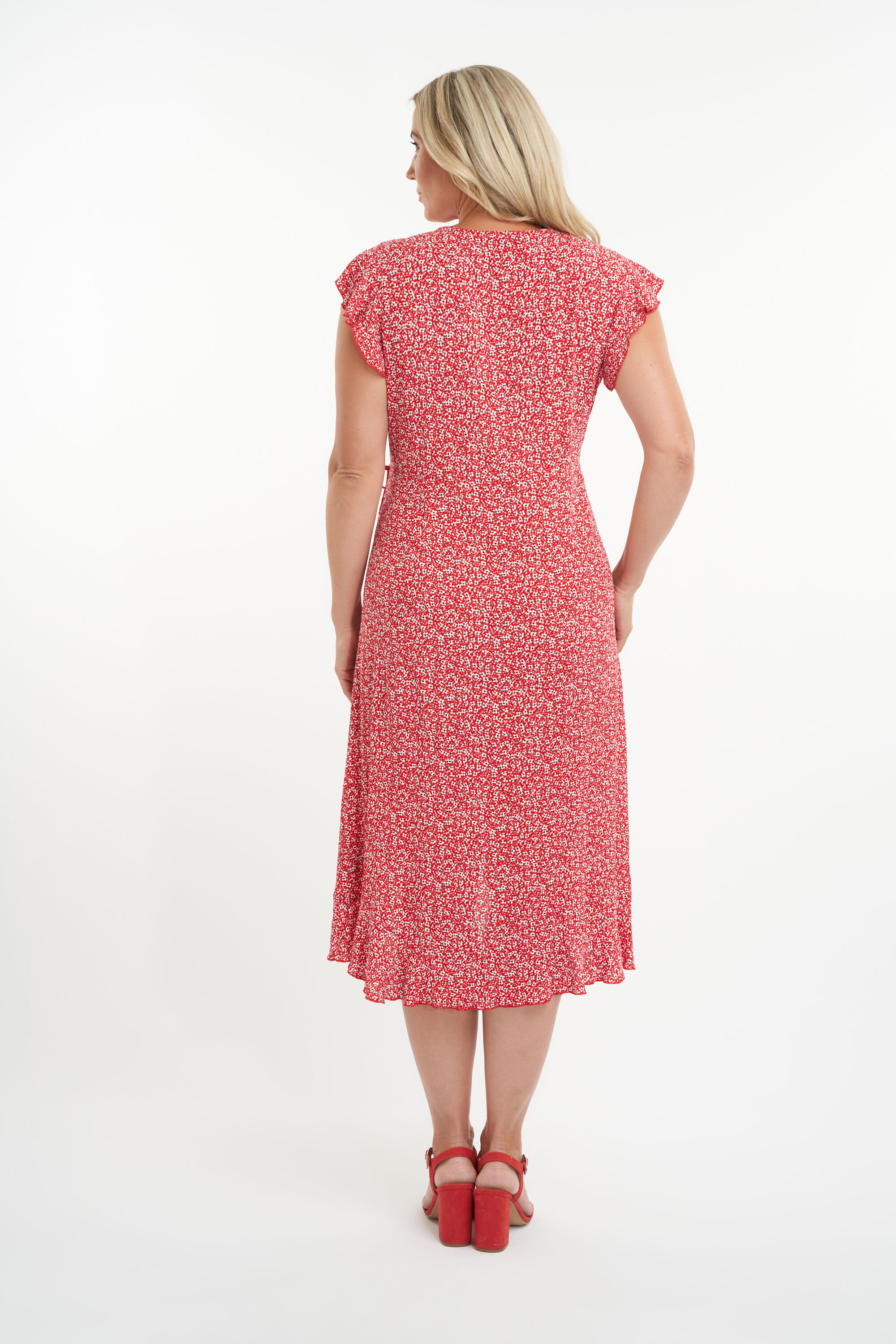 Wickelkleid mit Print  image number 4