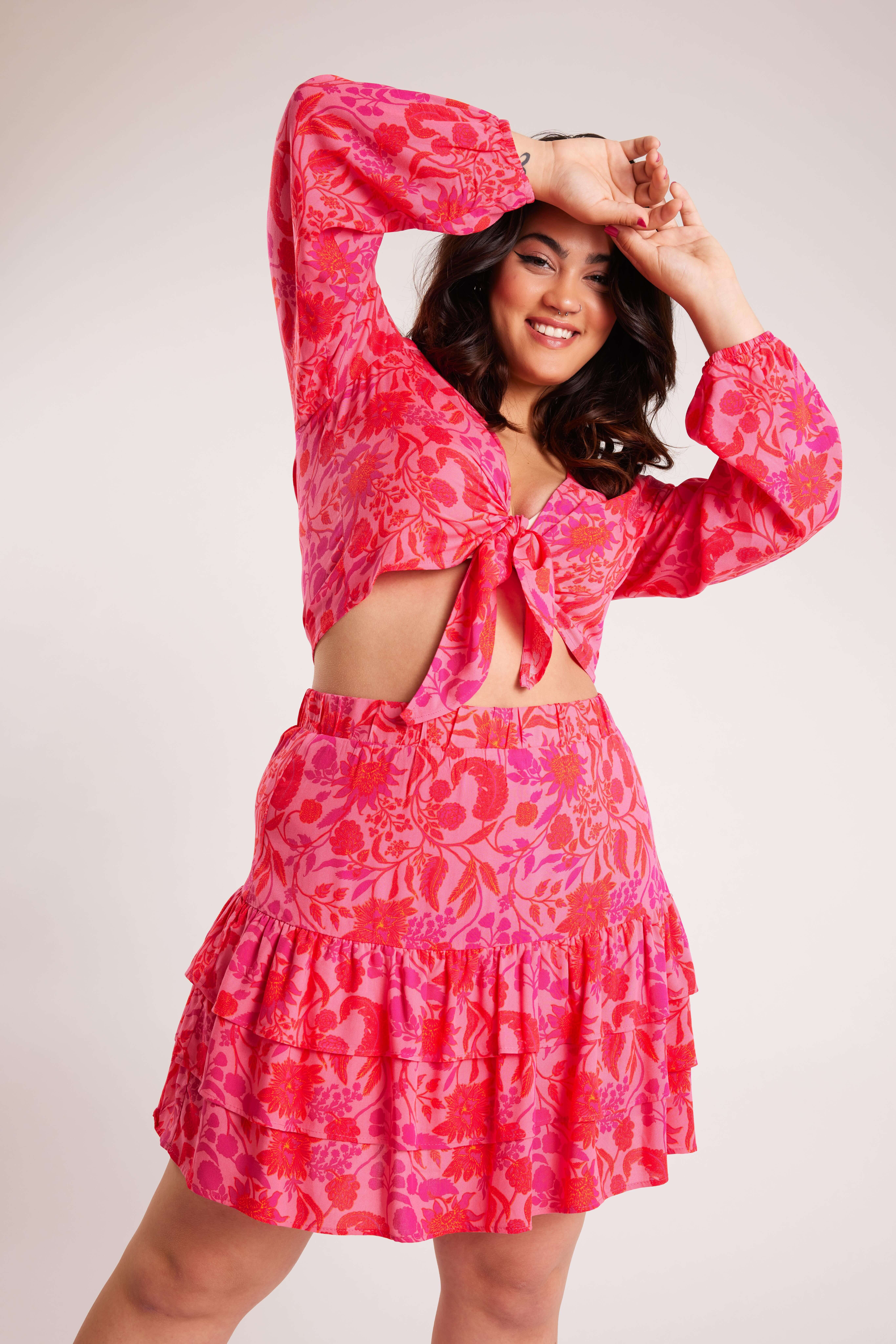 Skort mit Print image number 5