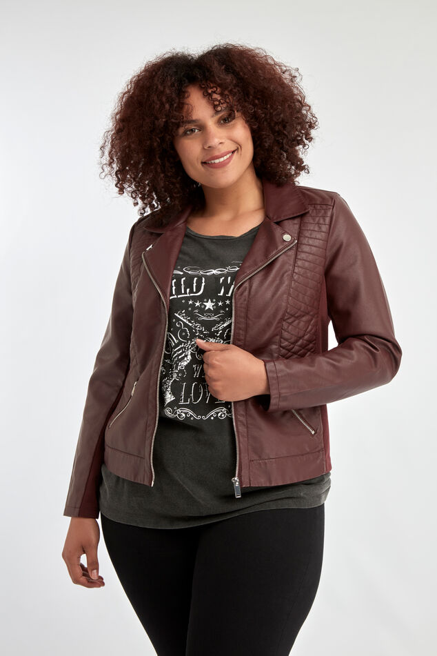 PU-Kunstlederjacke image number 0