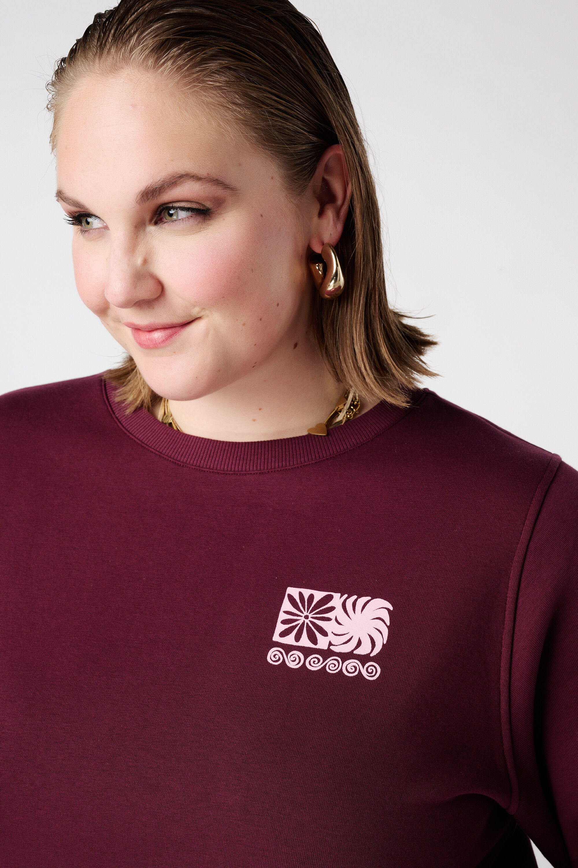 Sweatshirt mit R&uuml;ckenprint image number 4