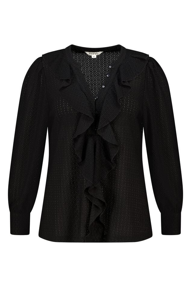 Bluse mit Rüschen image number 1