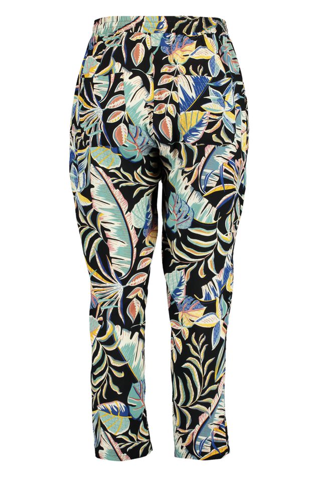 Weit geschnittene Hose mit Print image number 2