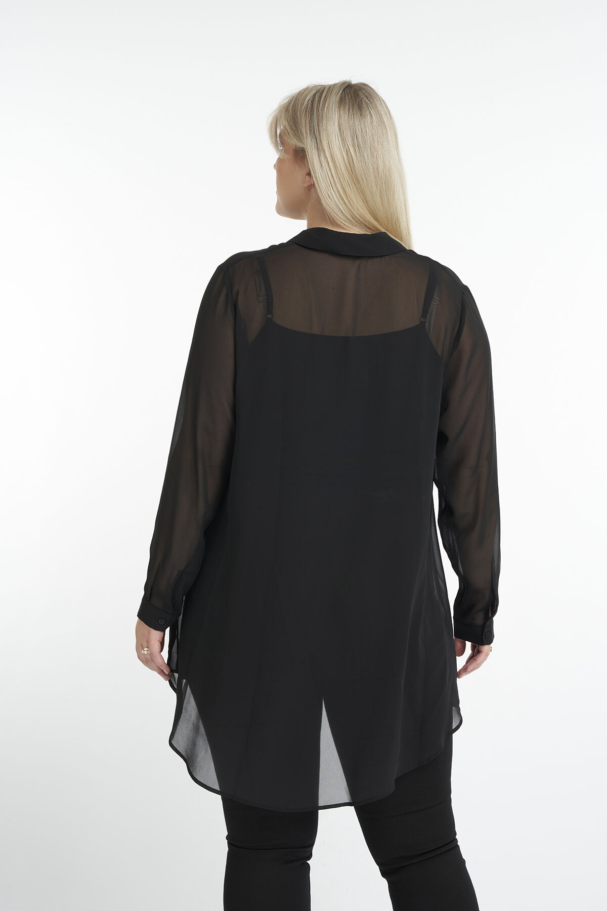 Transparente Bluse image number 3