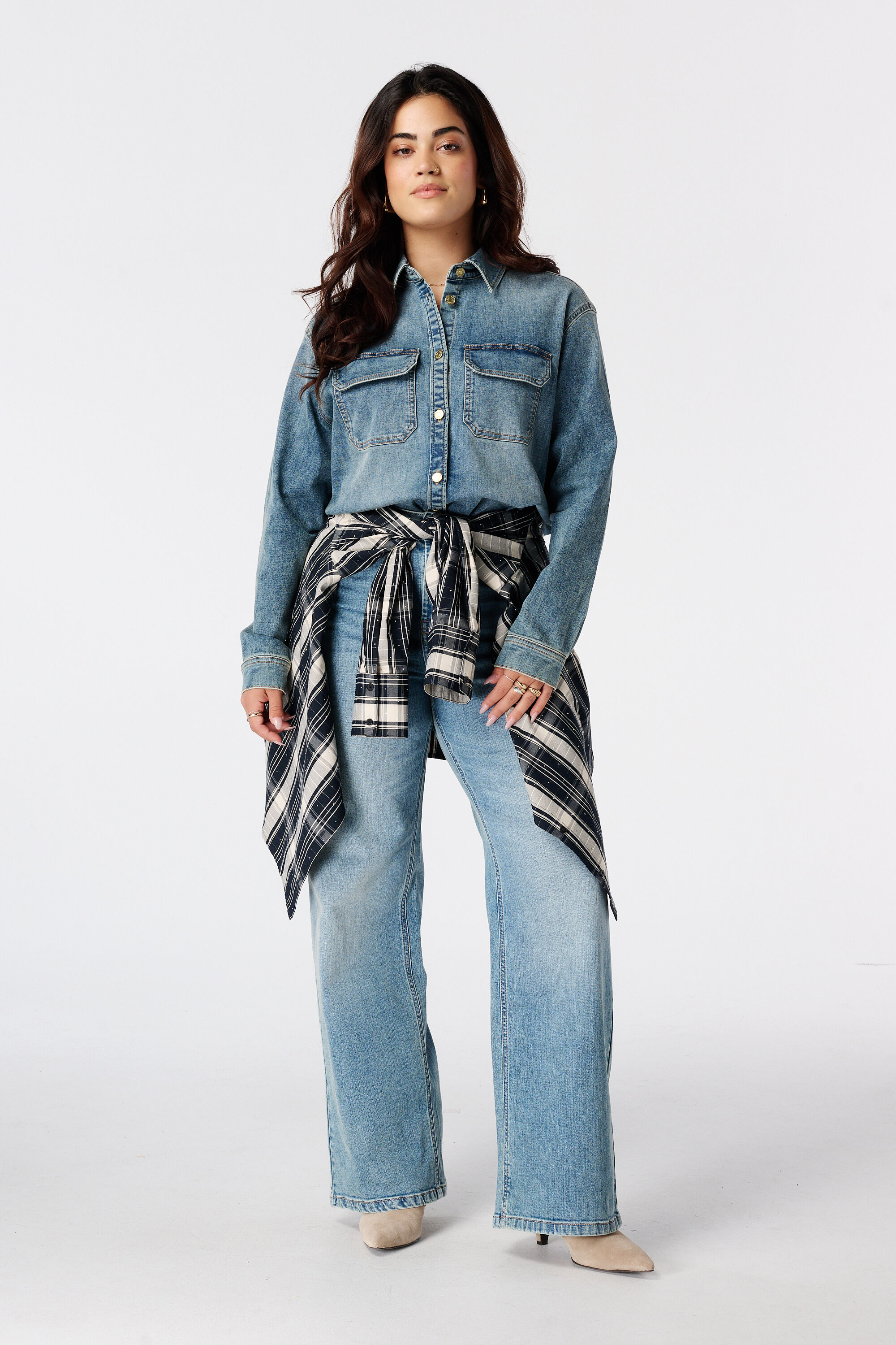 Denimbluse image number 5