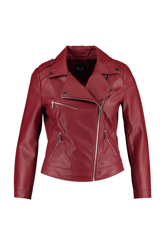 Biker-Jacke aus Kunstleder image number 1