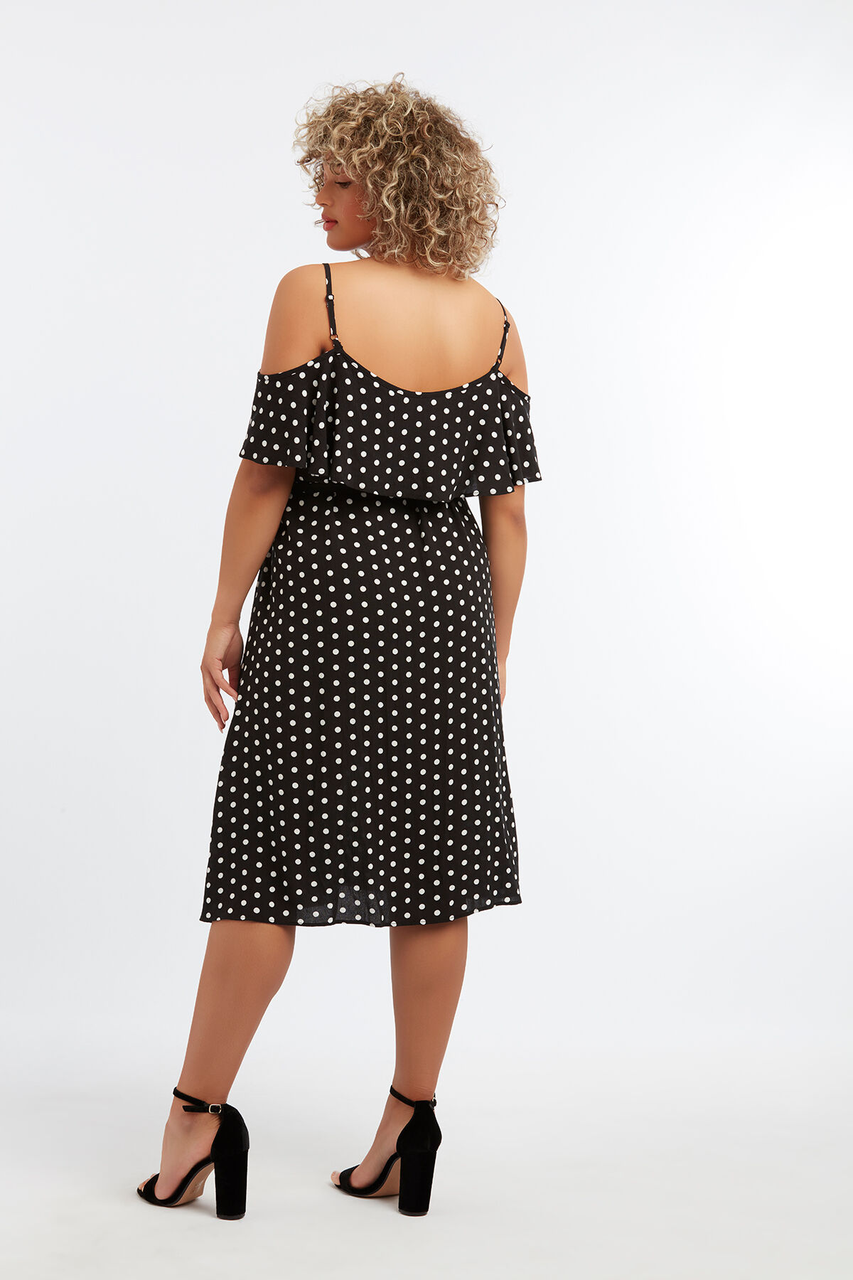 Kleid mit Punktmuster image number 4