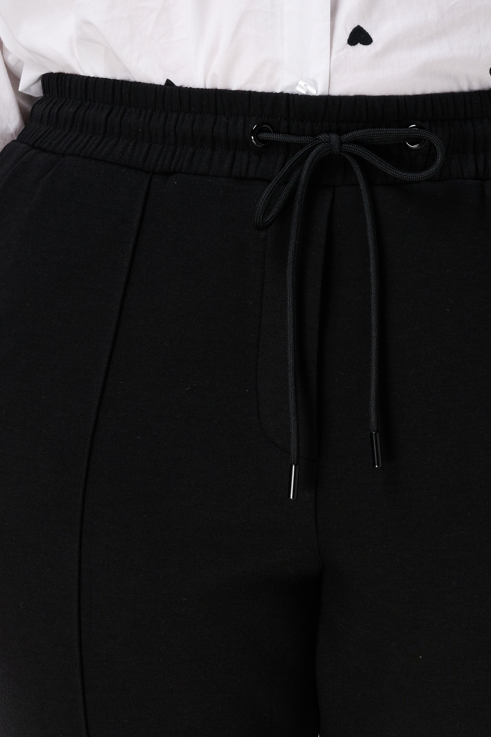 Hose mit elastischem Bund und Ziernaht image number 4