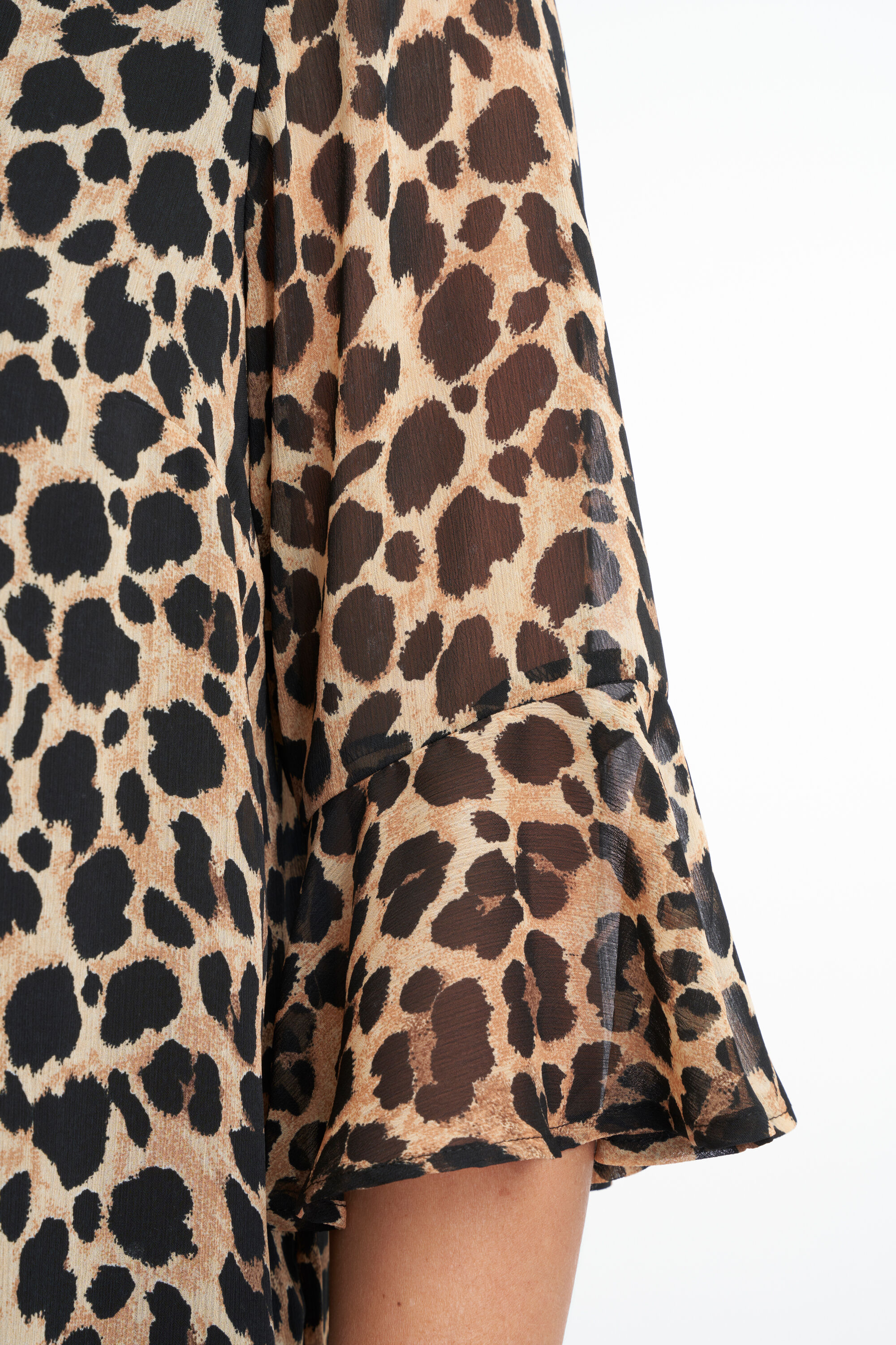 Kleid mit R&uuml;schen und Print  image number 5