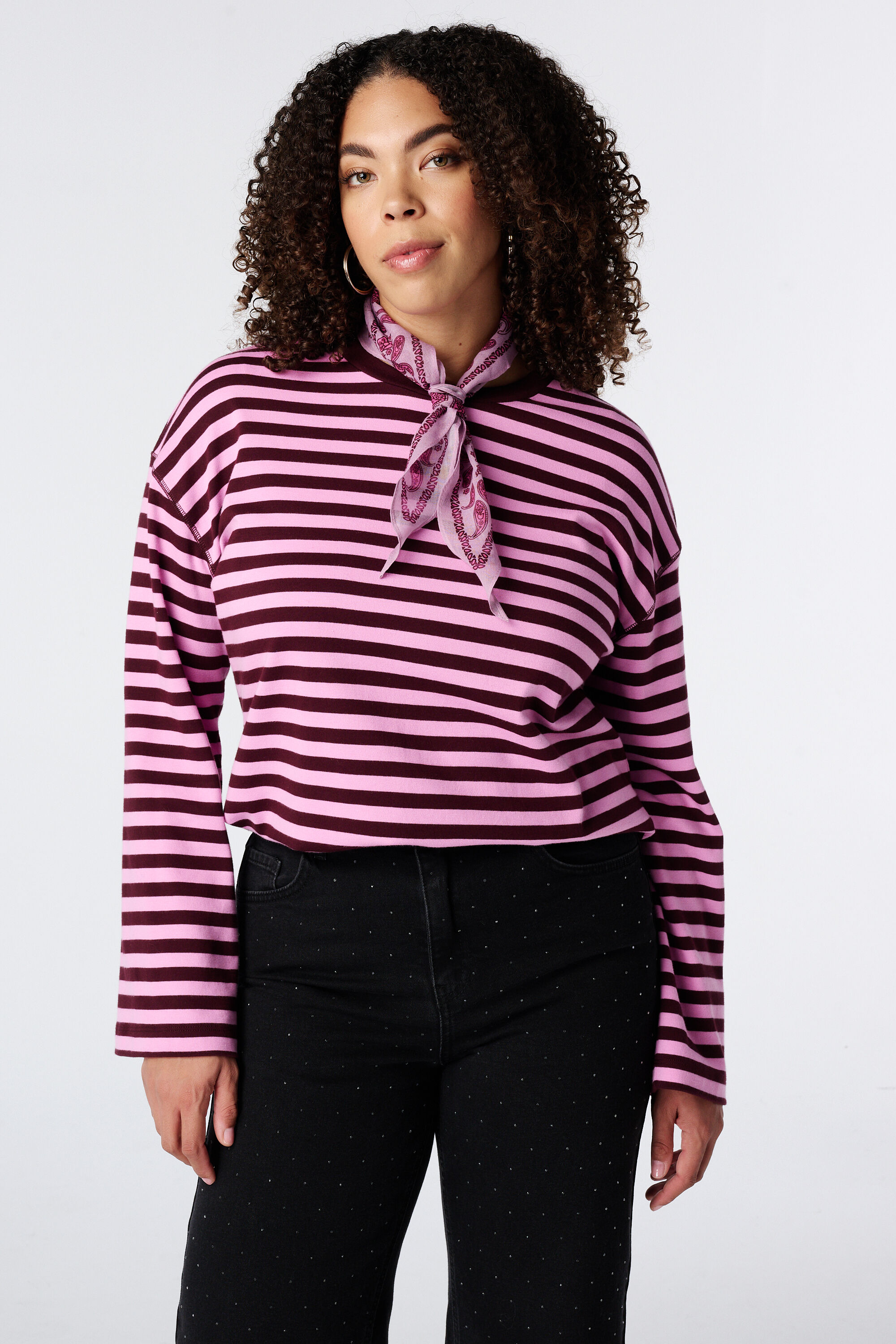 Gestreiftes Longsleeve