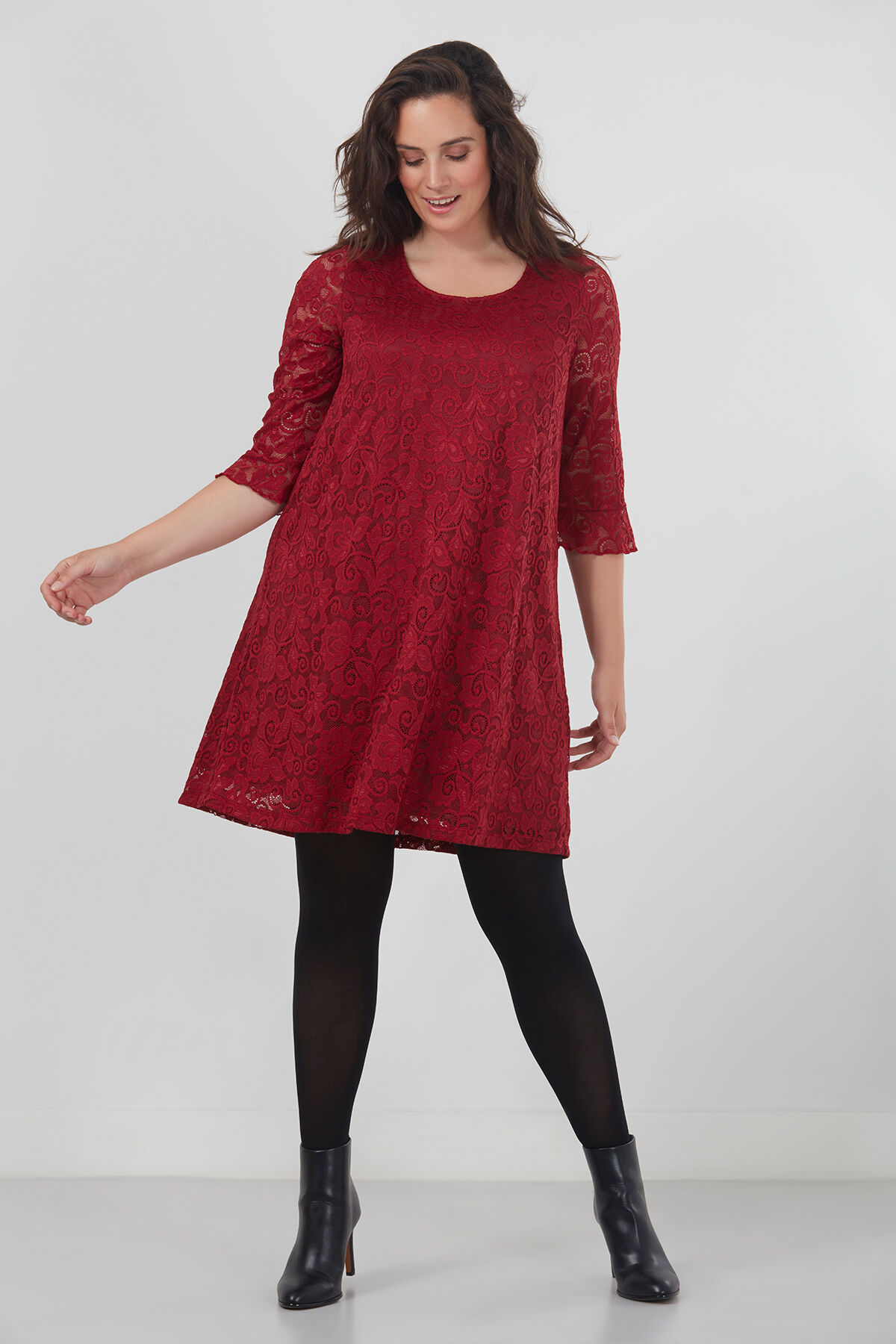 Tunikakleid aus Spitze image number 3