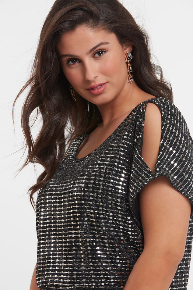 Kleid mit winzigen Spiegeln image number 3