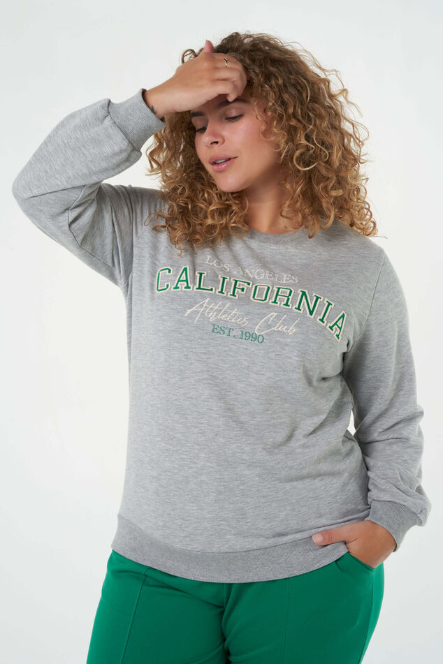 Pullover mit Text-Print image number 5
