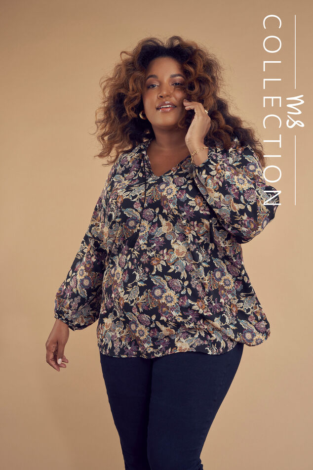 Bluse mit Print image number 0